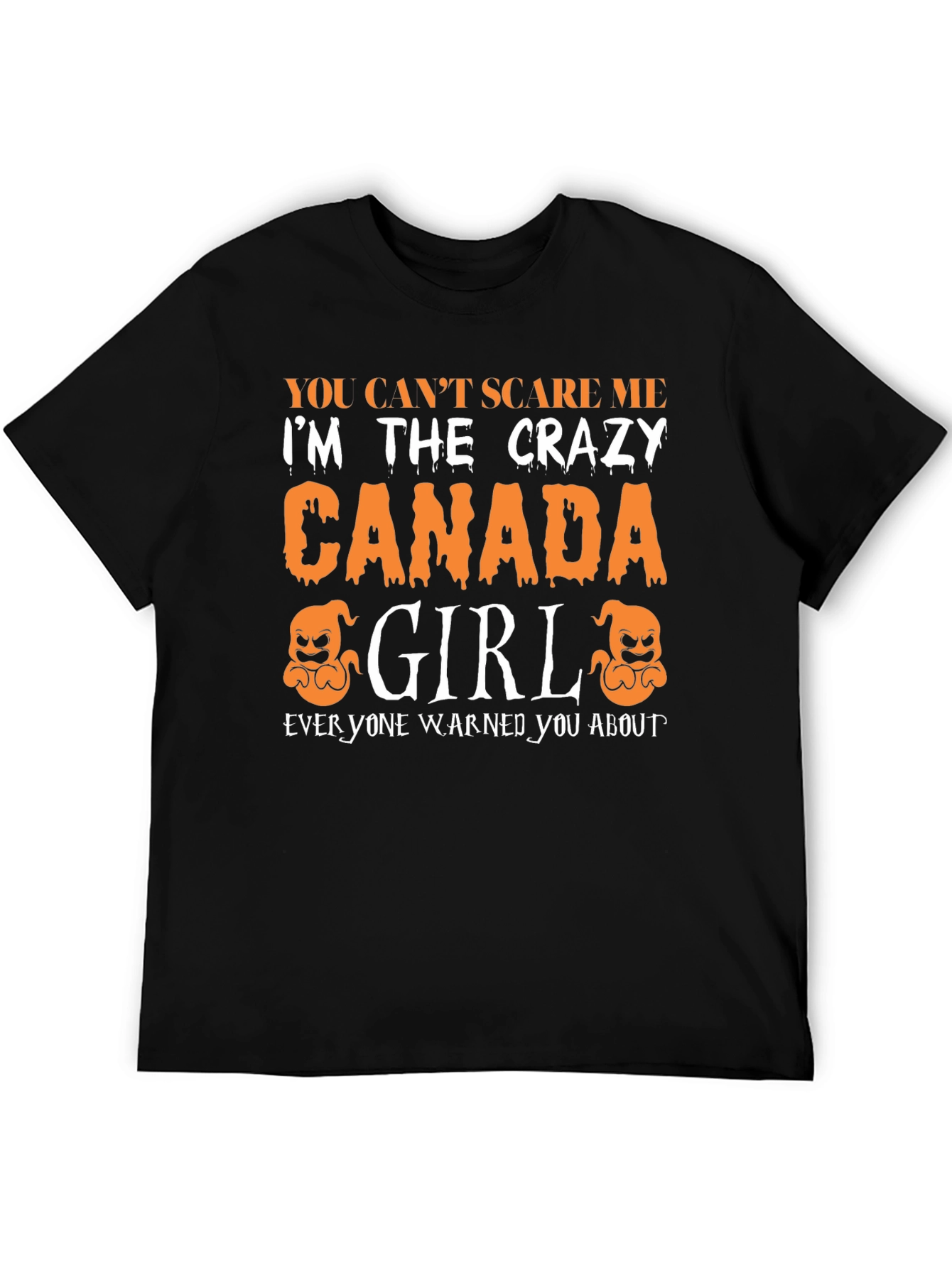 Crazy Canada Girl Halloween T-Shirt