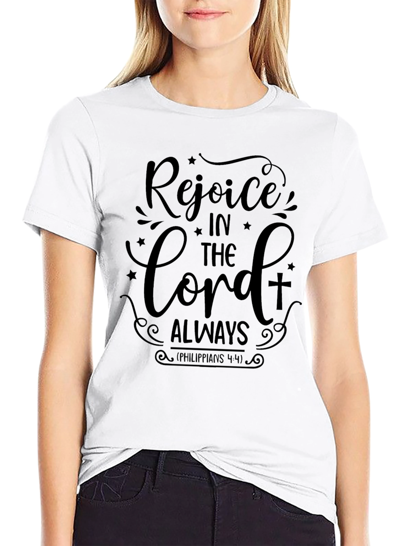 Rejoice in the Lord Always T-Shirt Christian Apparel