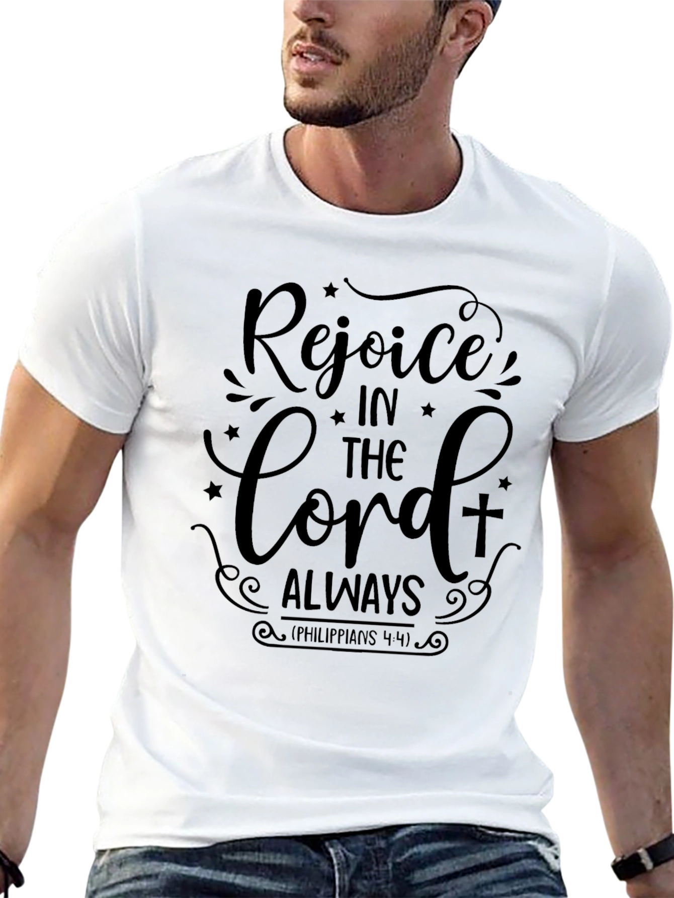 Rejoice in the Lord Always T-Shirt Christian Apparel