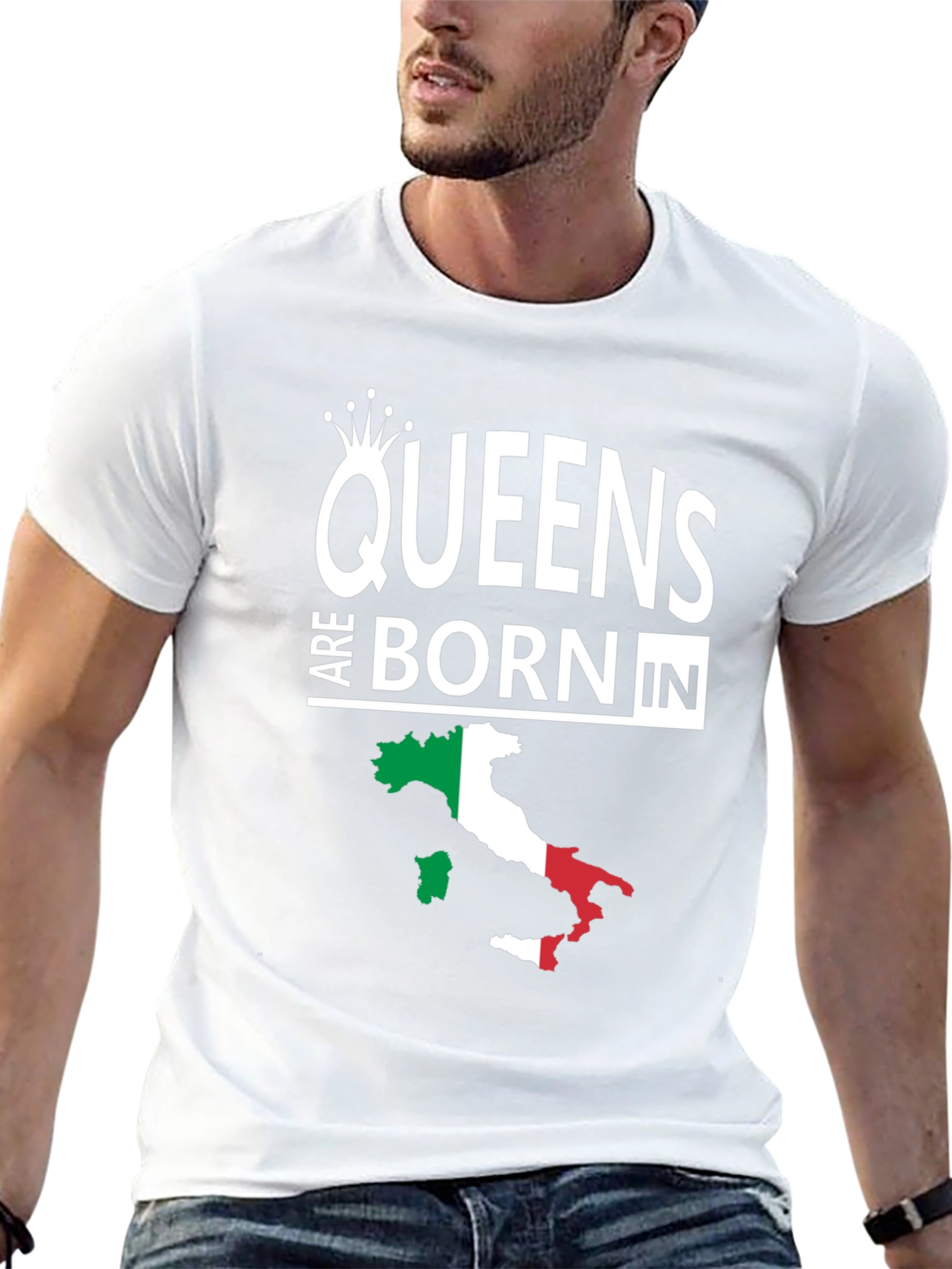 Queens Born in Italy T-Shirt