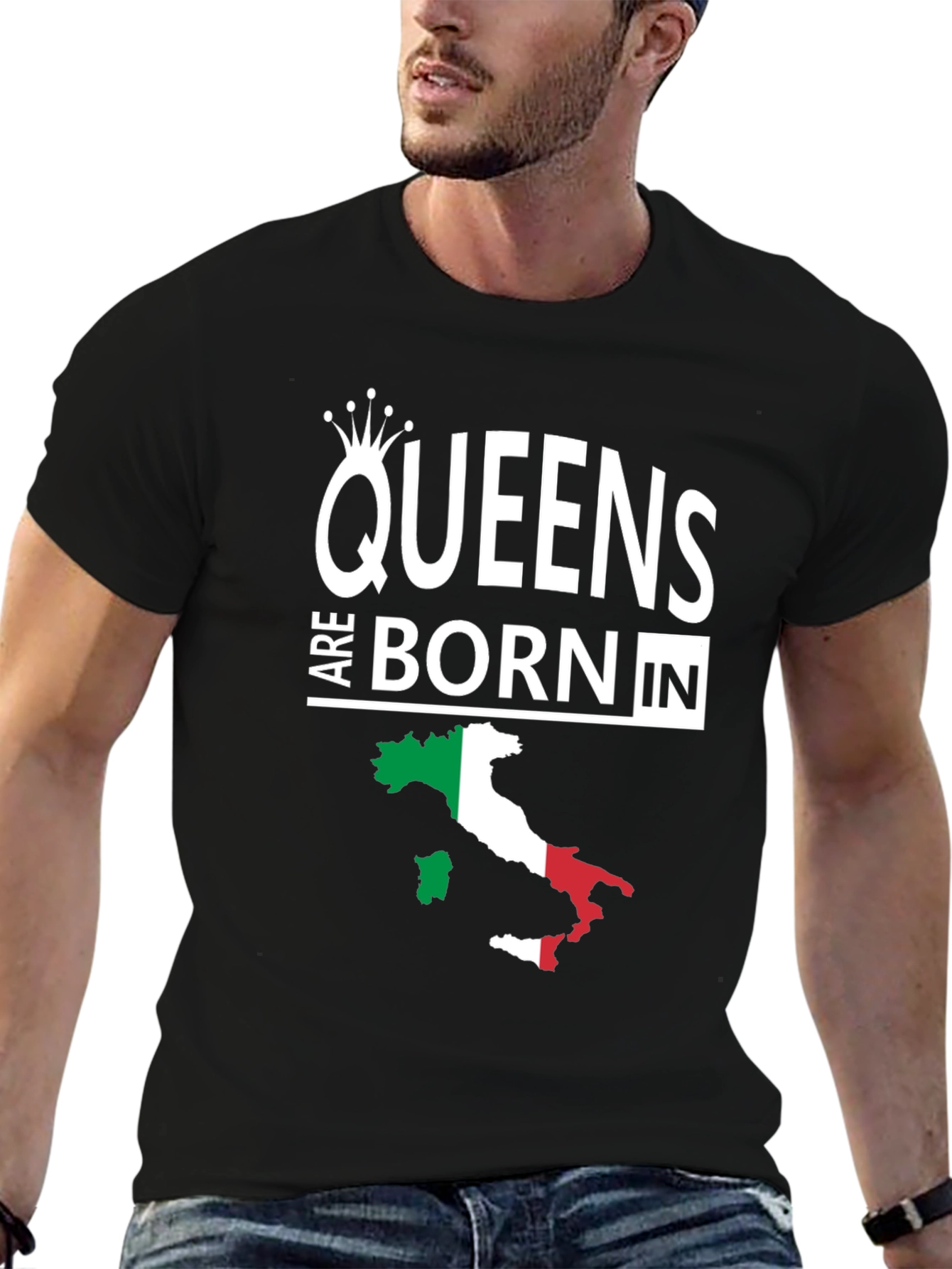 Queens Born in Italy T-Shirt