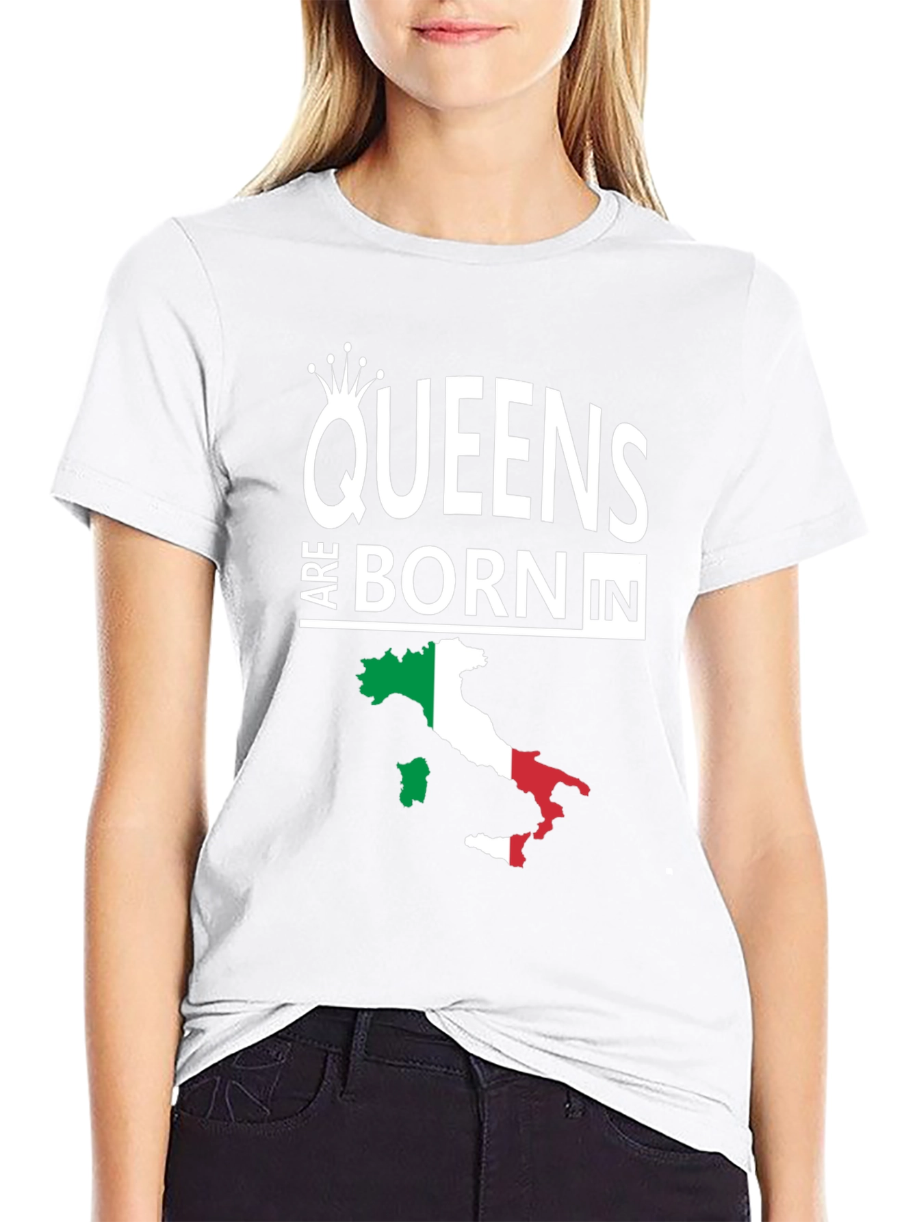 Queens Born in Italy T-Shirt