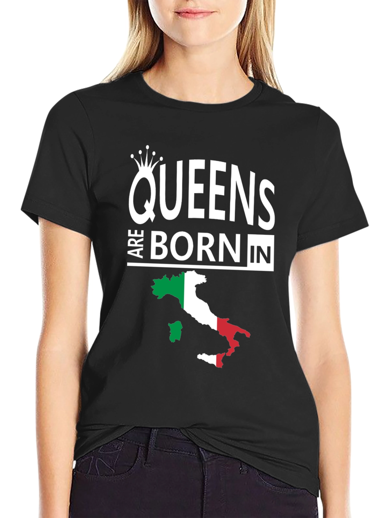 Queens Born in Italy T-Shirt
