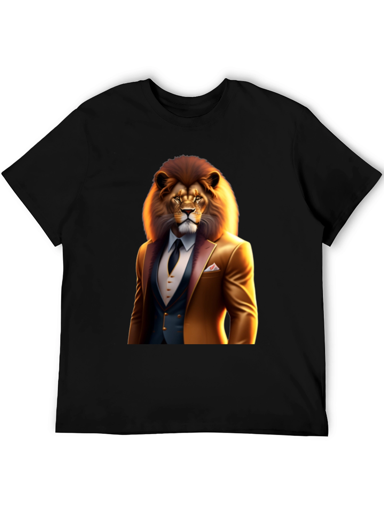 Lion Suit Graphic Tee - Bold Style