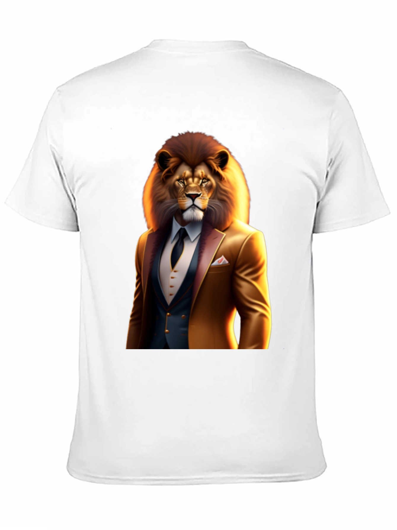 Lion Suit Graphic Tee - Bold Style