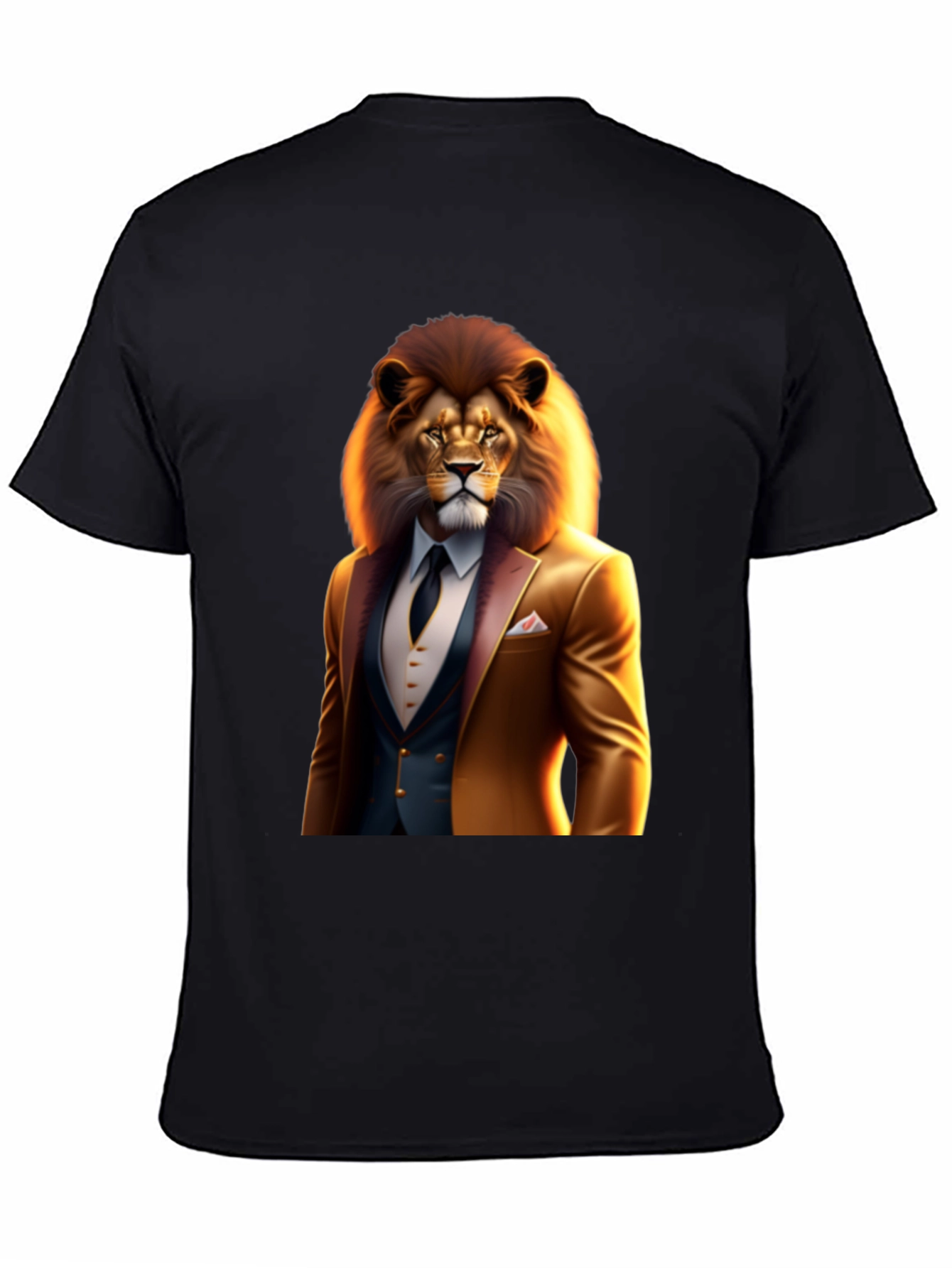 Lion Suit Graphic Tee - Bold Style