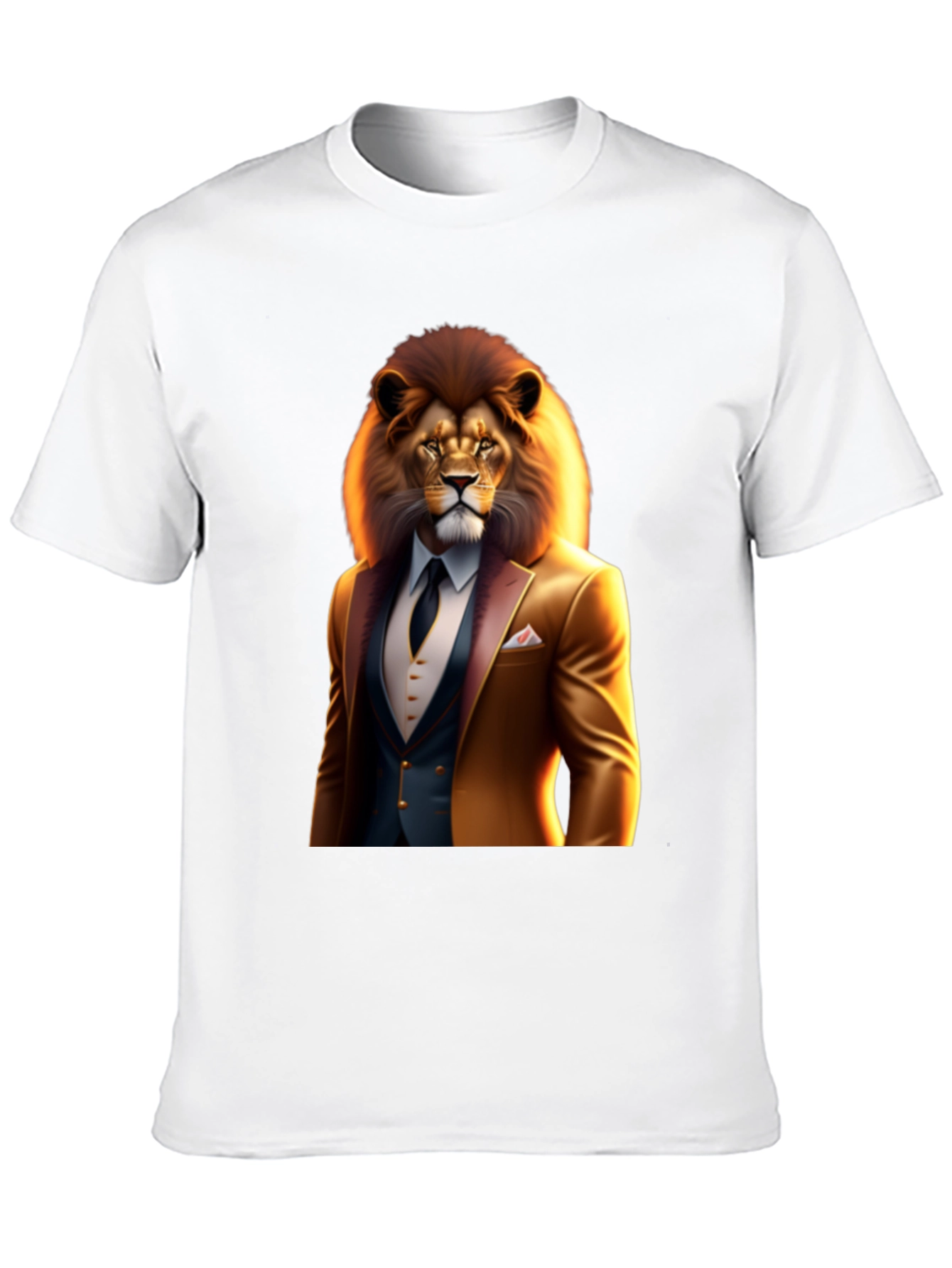 Lion Suit Graphic Tee - Bold Style