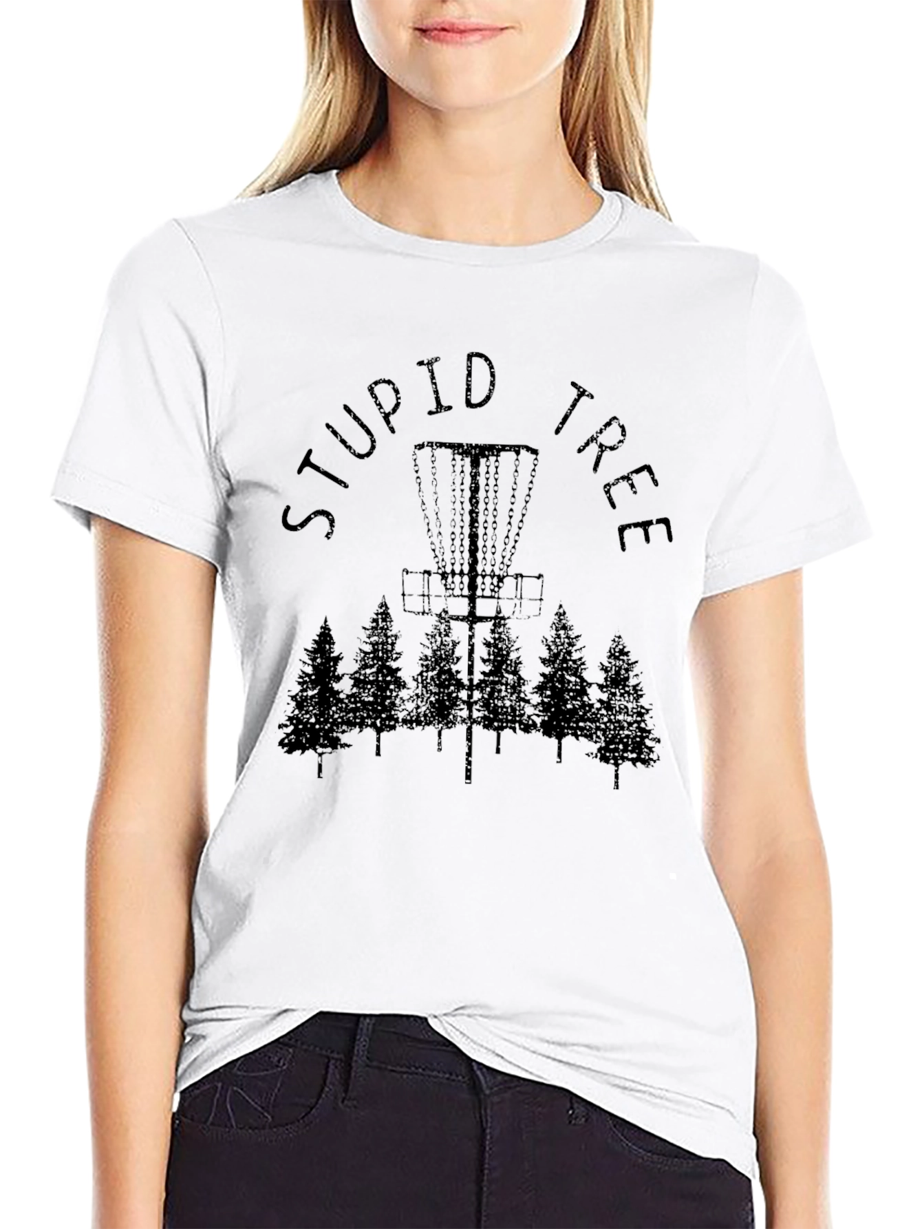 Disc Golf Stupid Tree T-Shirt
