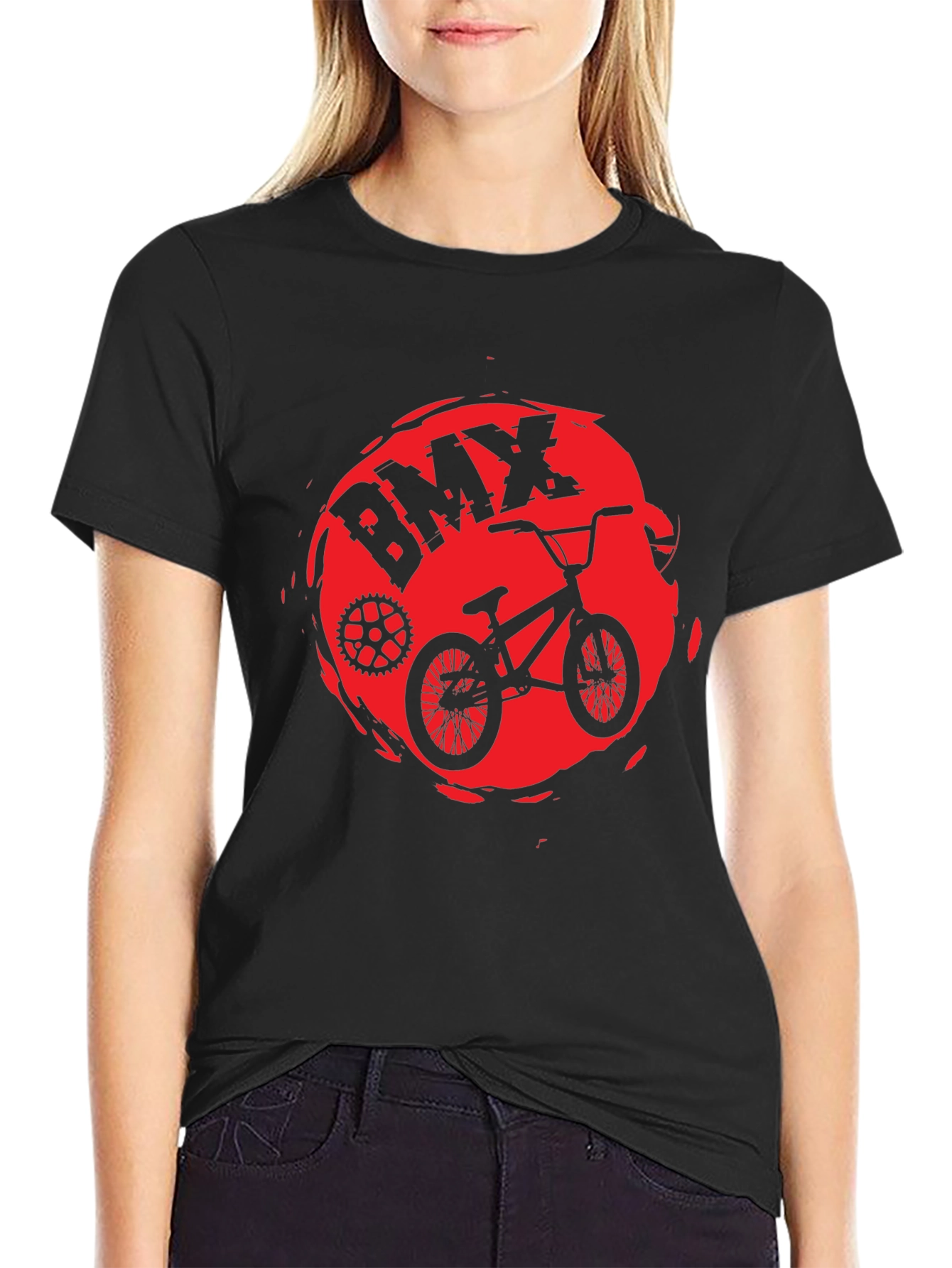 BMX Bike Graphic Tee - Cool Cycle Design