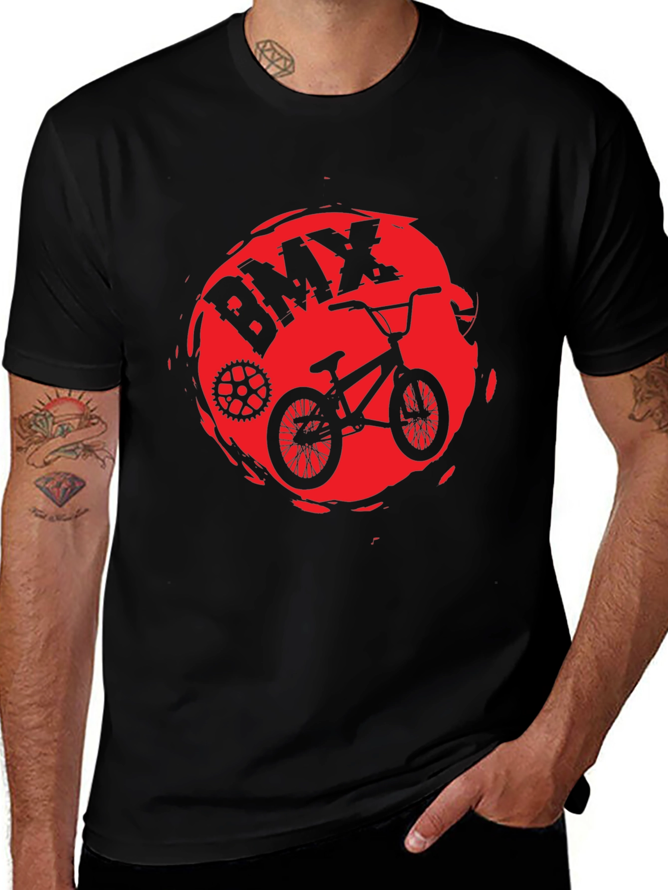 BMX Bike Graphic Tee - Cool Cycle Design