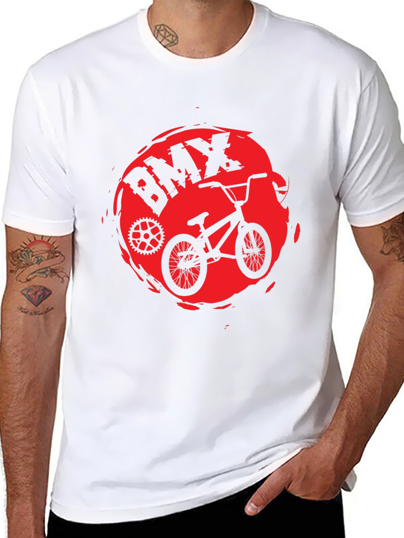 BMX Bike Graphic Tee - Cool Cycle Design