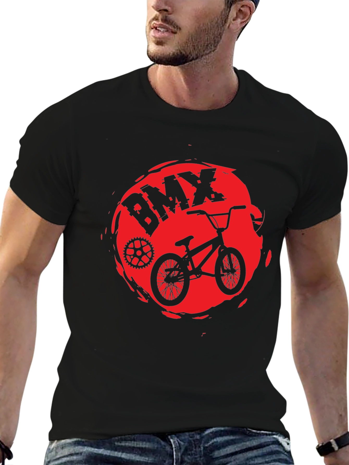 BMX Bike Graphic Tee - Cool Cycle Design