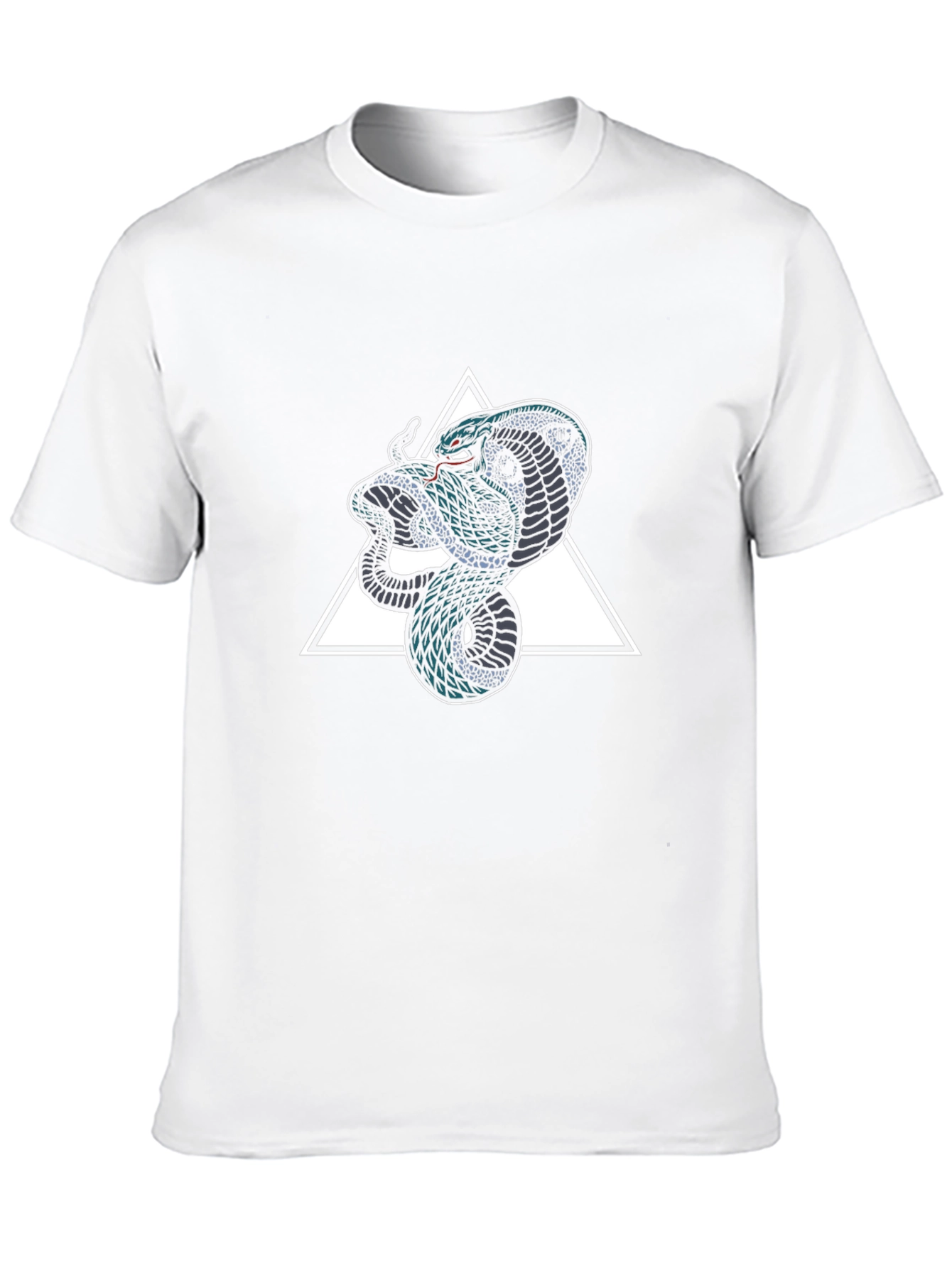 Cobra Triangle Graphic Tee - Mens Black T-Shirt