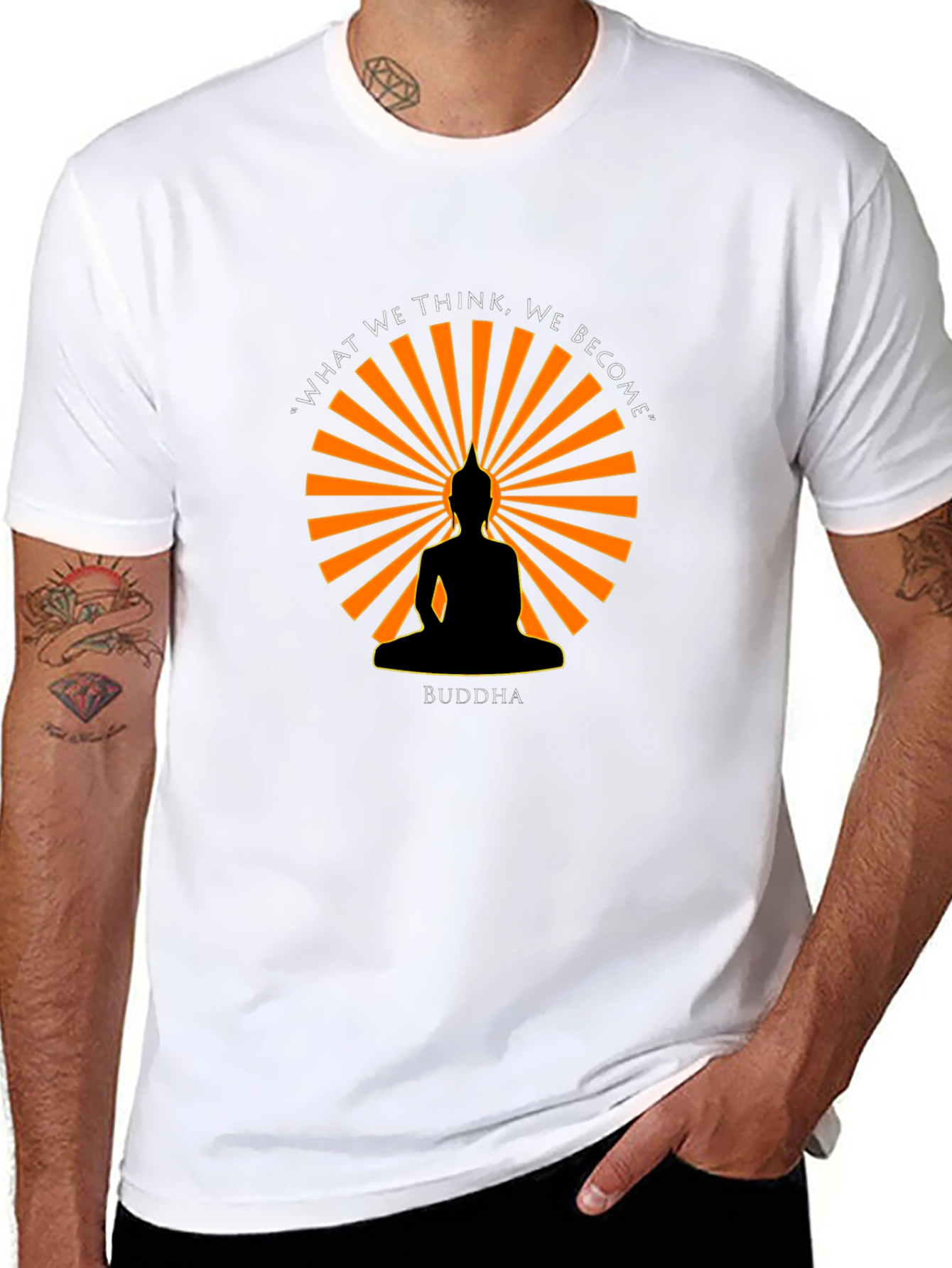 Buddha Graphic Tee - What We Think We Become