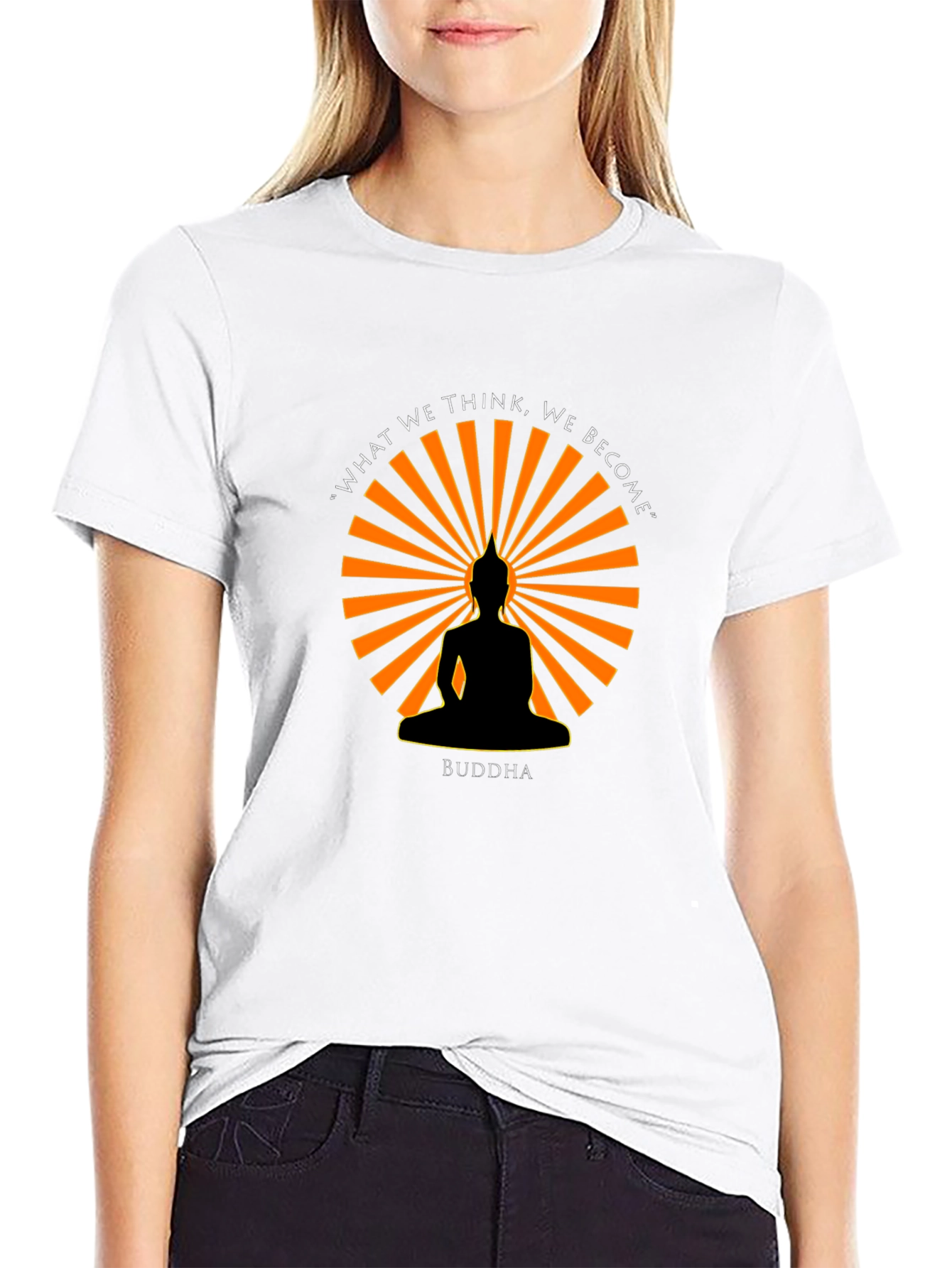 Buddha Graphic Tee - What We Think We Become