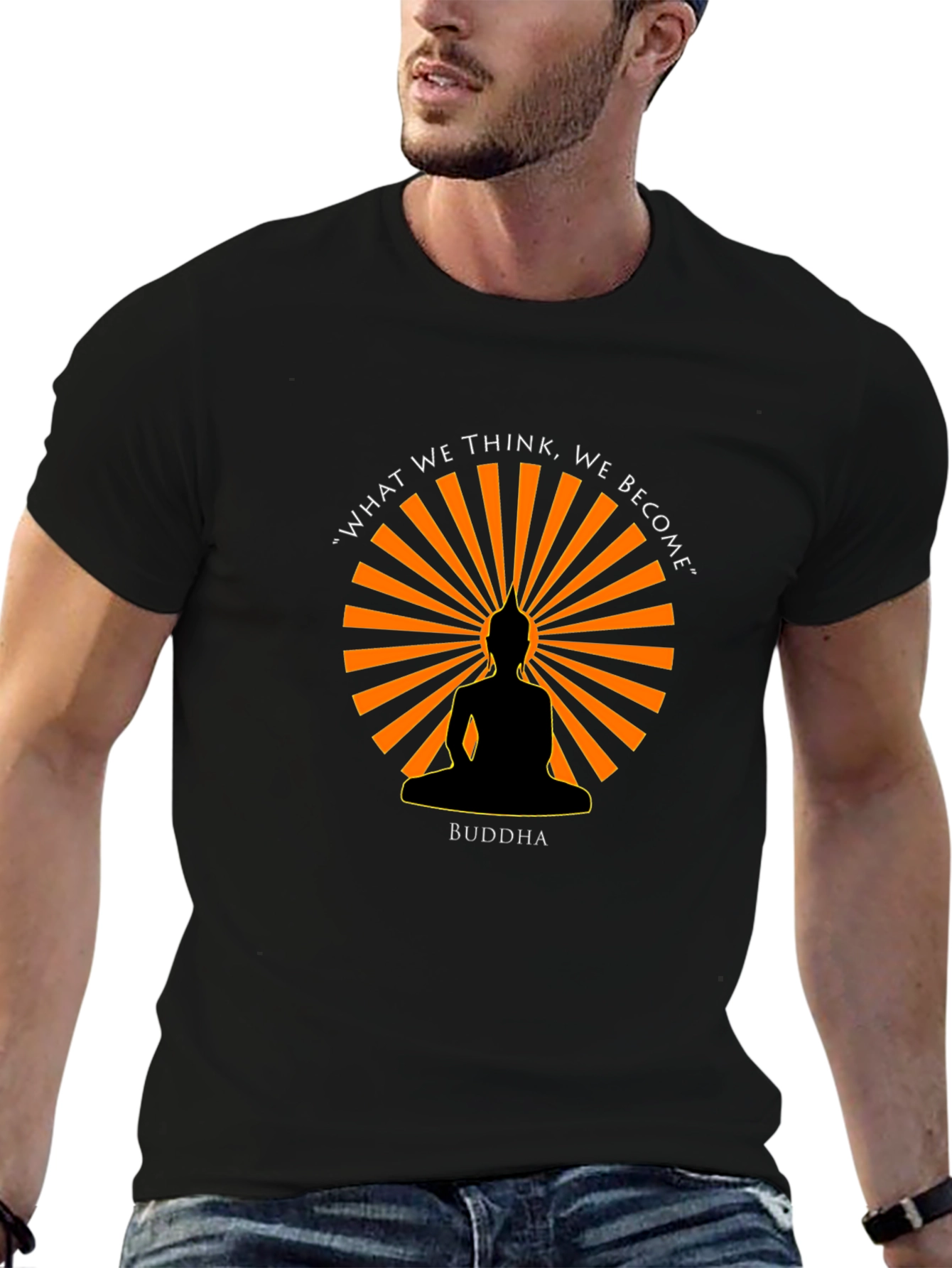 Buddha Graphic Tee - What We Think We Become