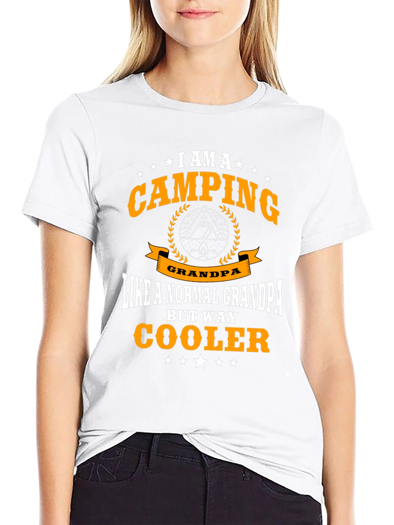 Camping Grandpa T-Shirt - Cooler Than Normal
