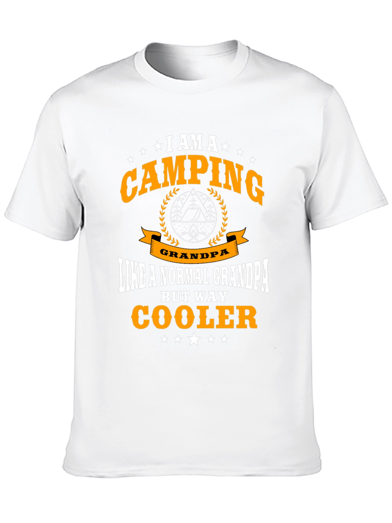 Camping Grandpa T-Shirt - Cooler Than Normal