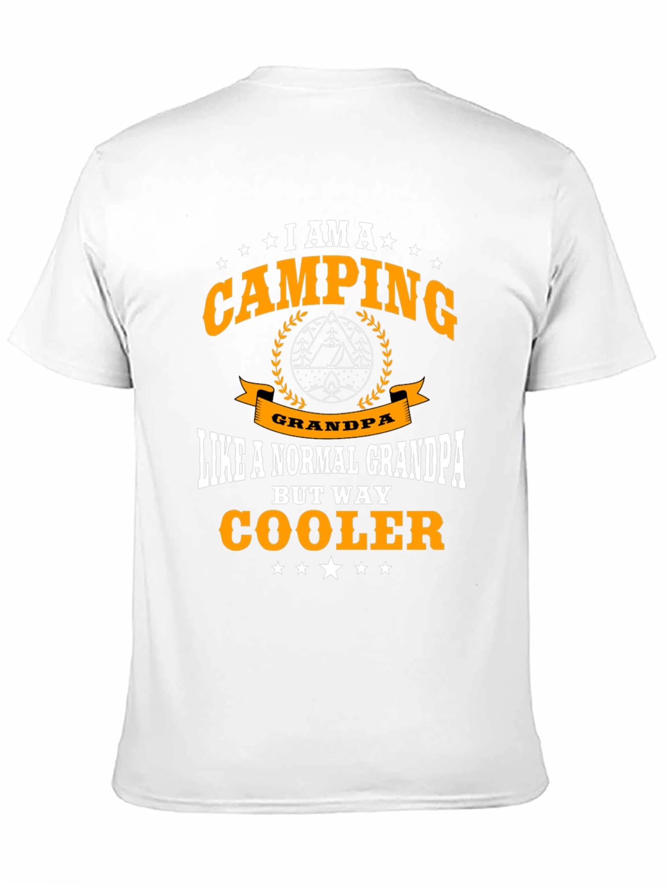 Camping Grandpa T-Shirt - Cooler Than Normal