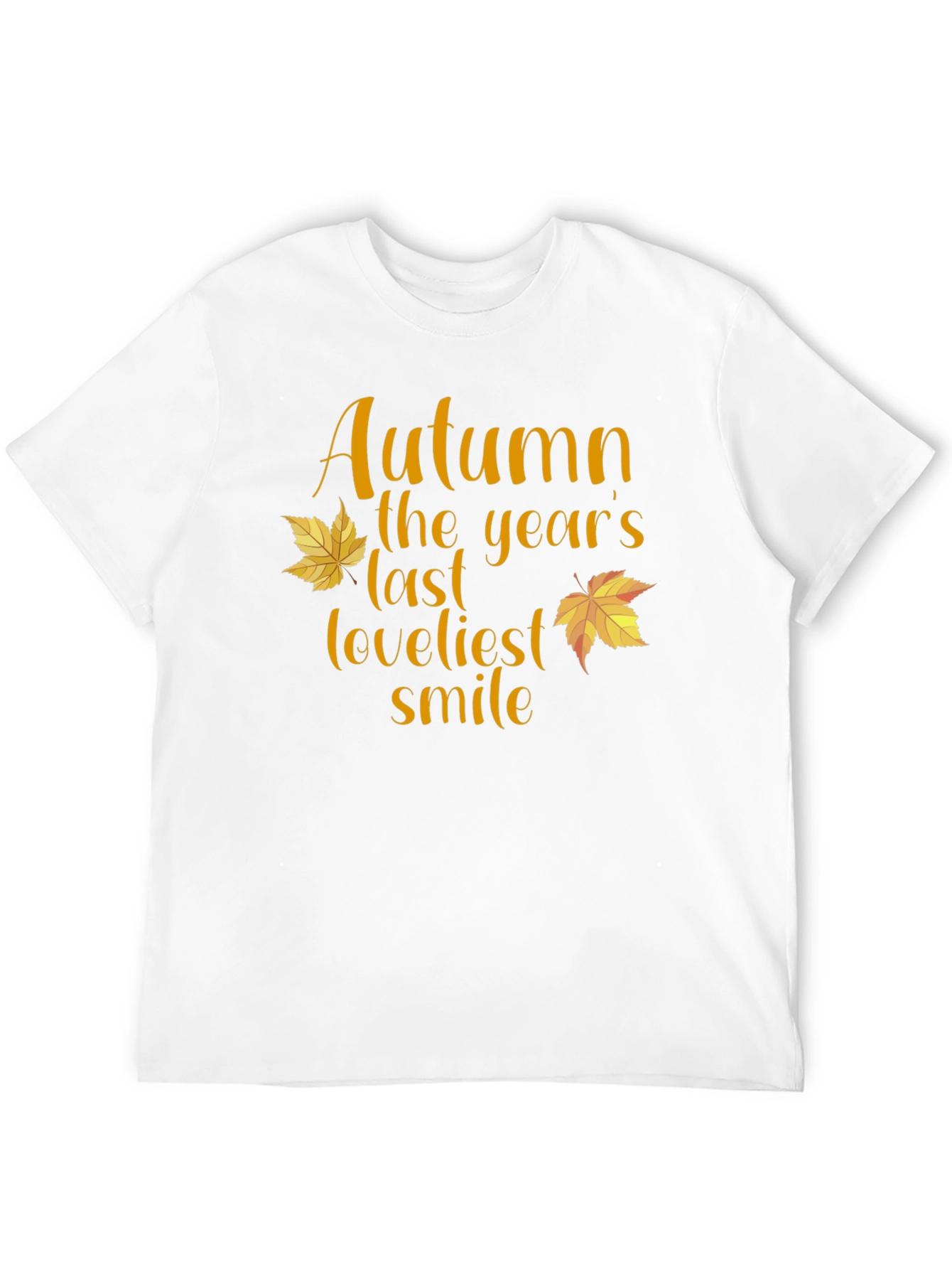 Autumn Loveliest Smile T-Shirt - Fall Season Tee