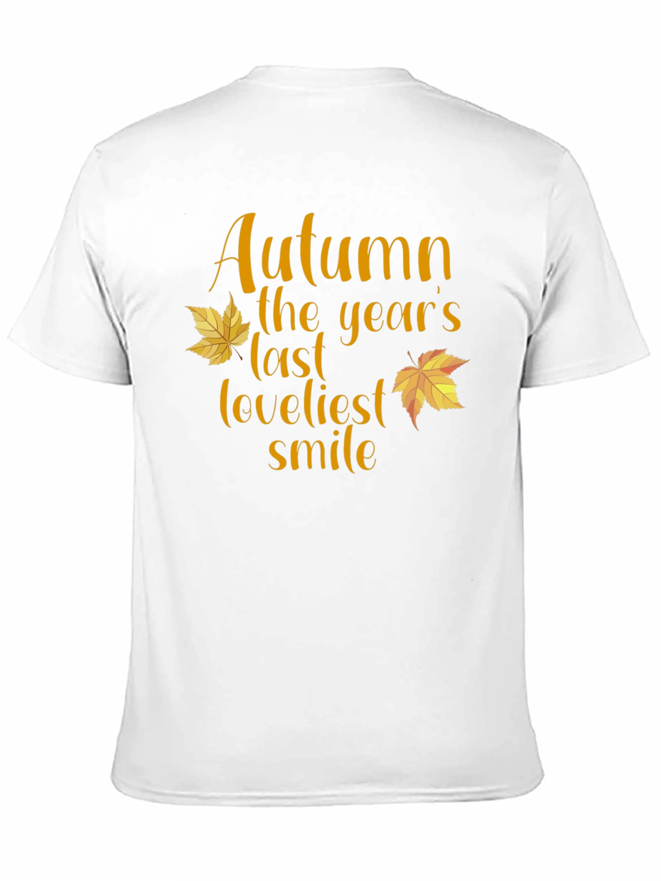 Autumn Loveliest Smile T-Shirt - Fall Season Tee