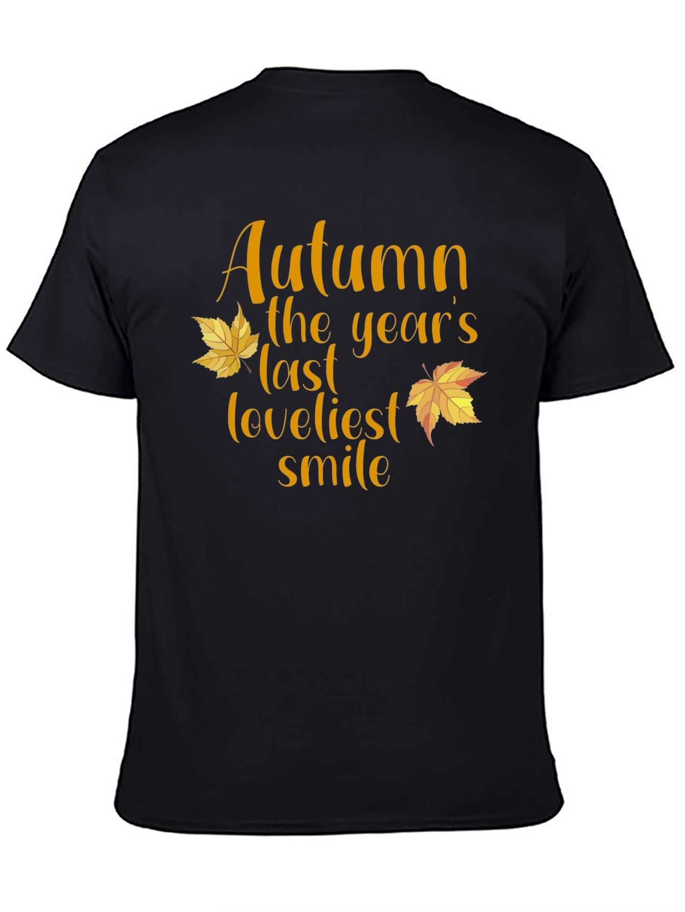 Autumn Loveliest Smile T-Shirt - Fall Season Tee