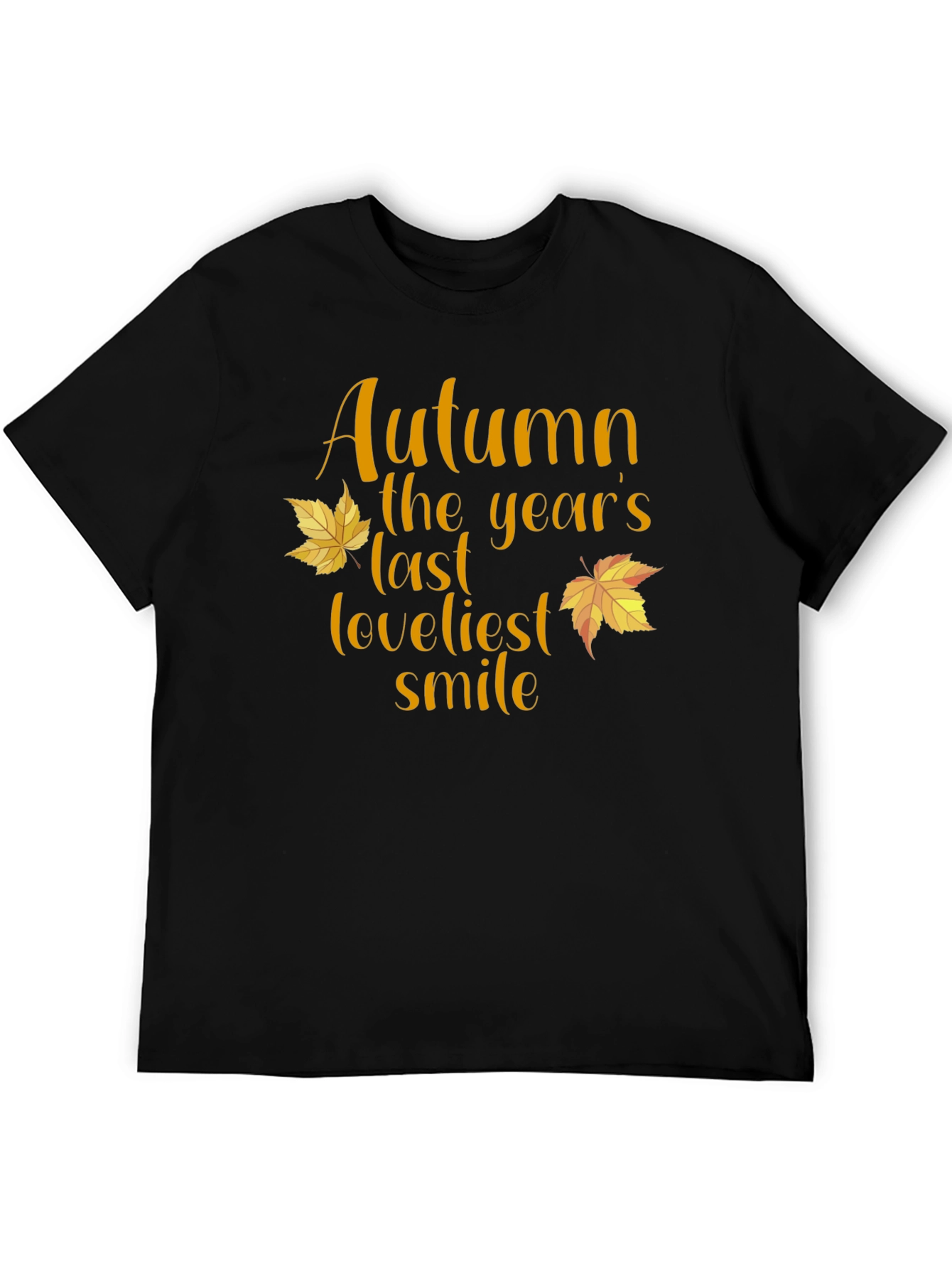 Autumn Loveliest Smile T-Shirt - Fall Season Tee