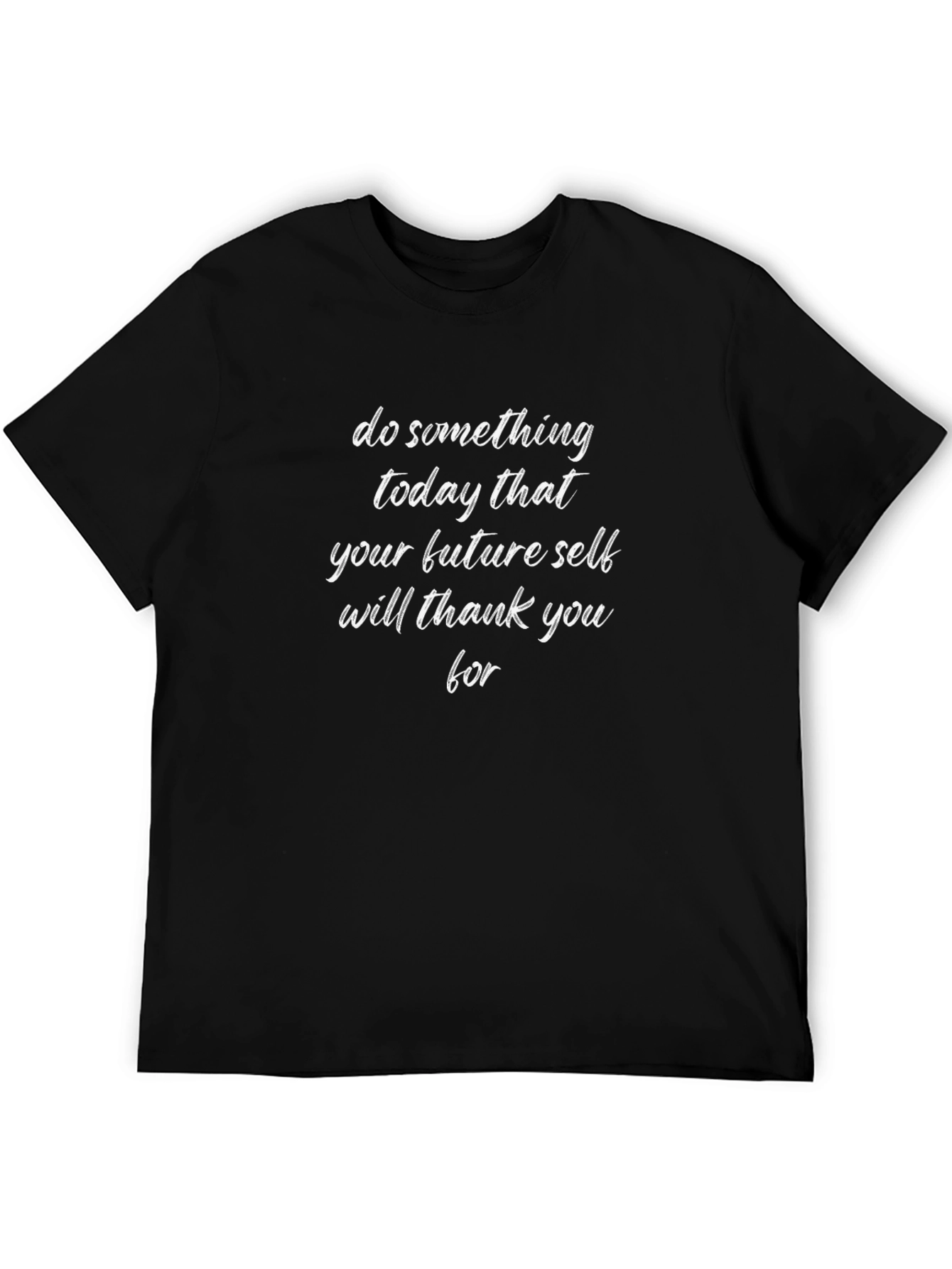 Motivational Black T-Shirt - Future Self