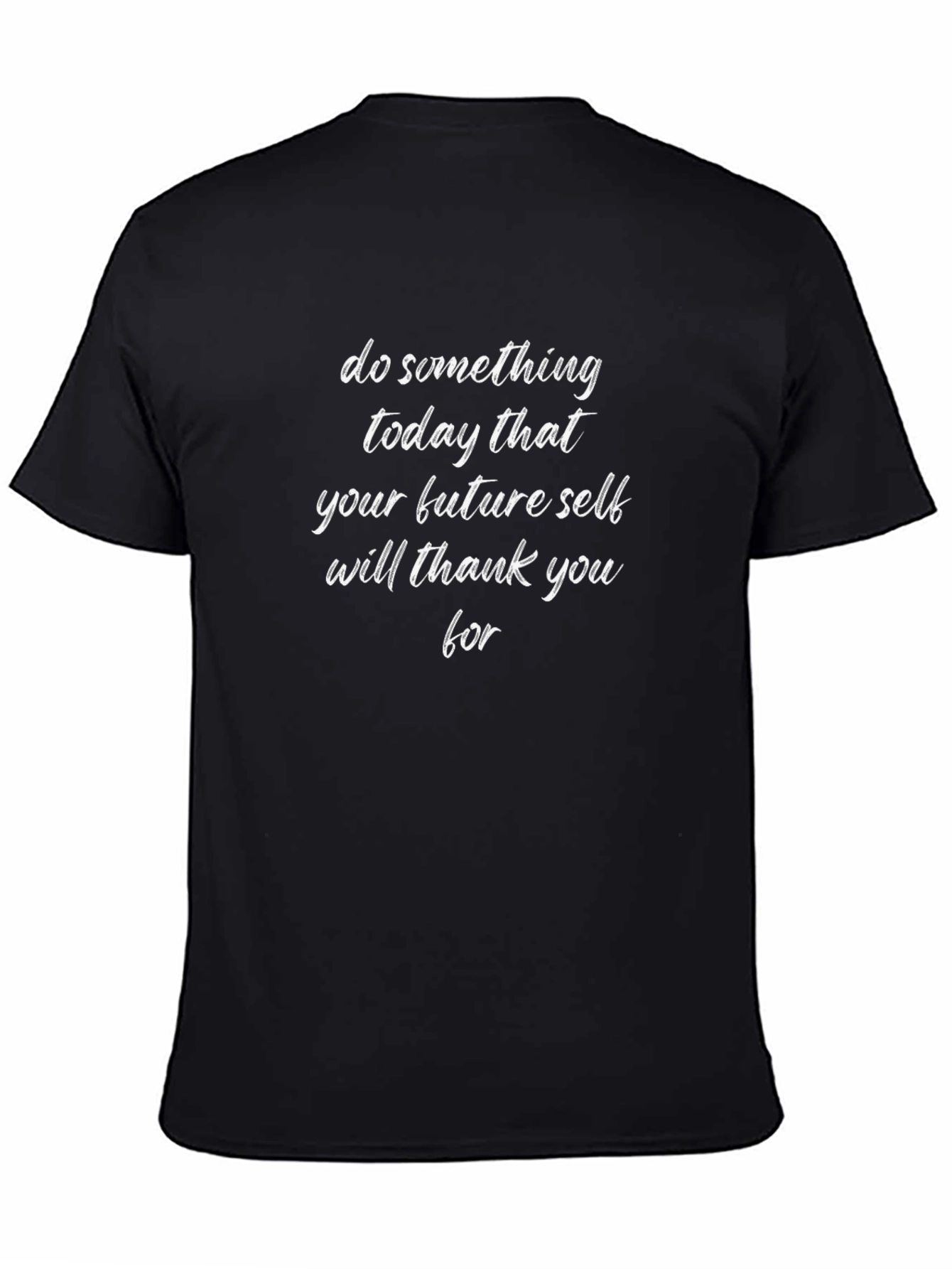 Motivational Black T-Shirt - Future Self