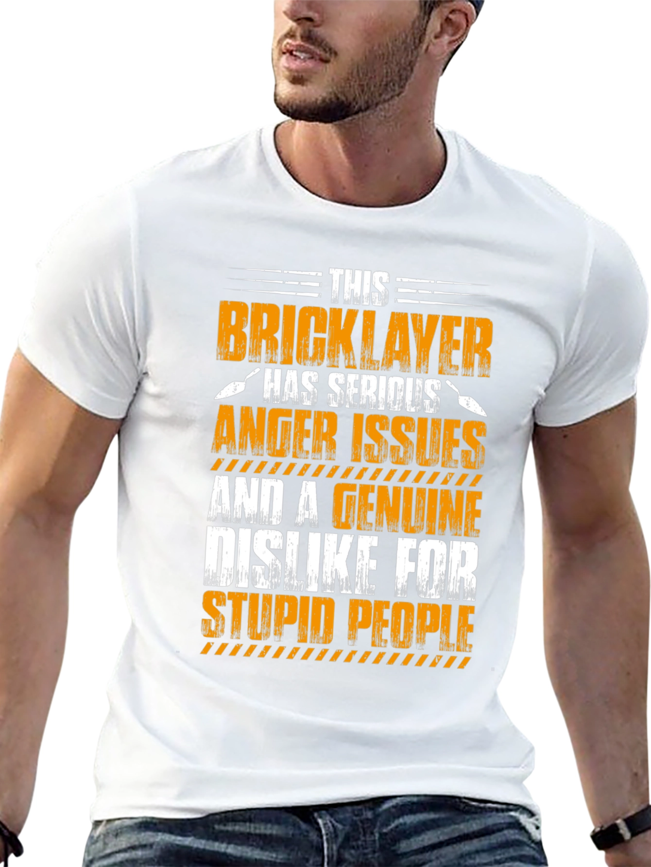 Bricklayer Attitude Graphic T-Shirt