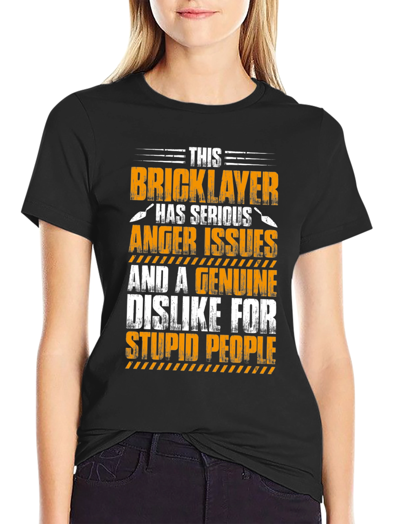 Bricklayer Attitude Graphic T-Shirt