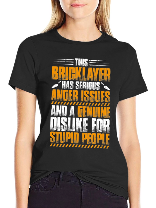 Bricklayer Attitude Graphic T-Shirt