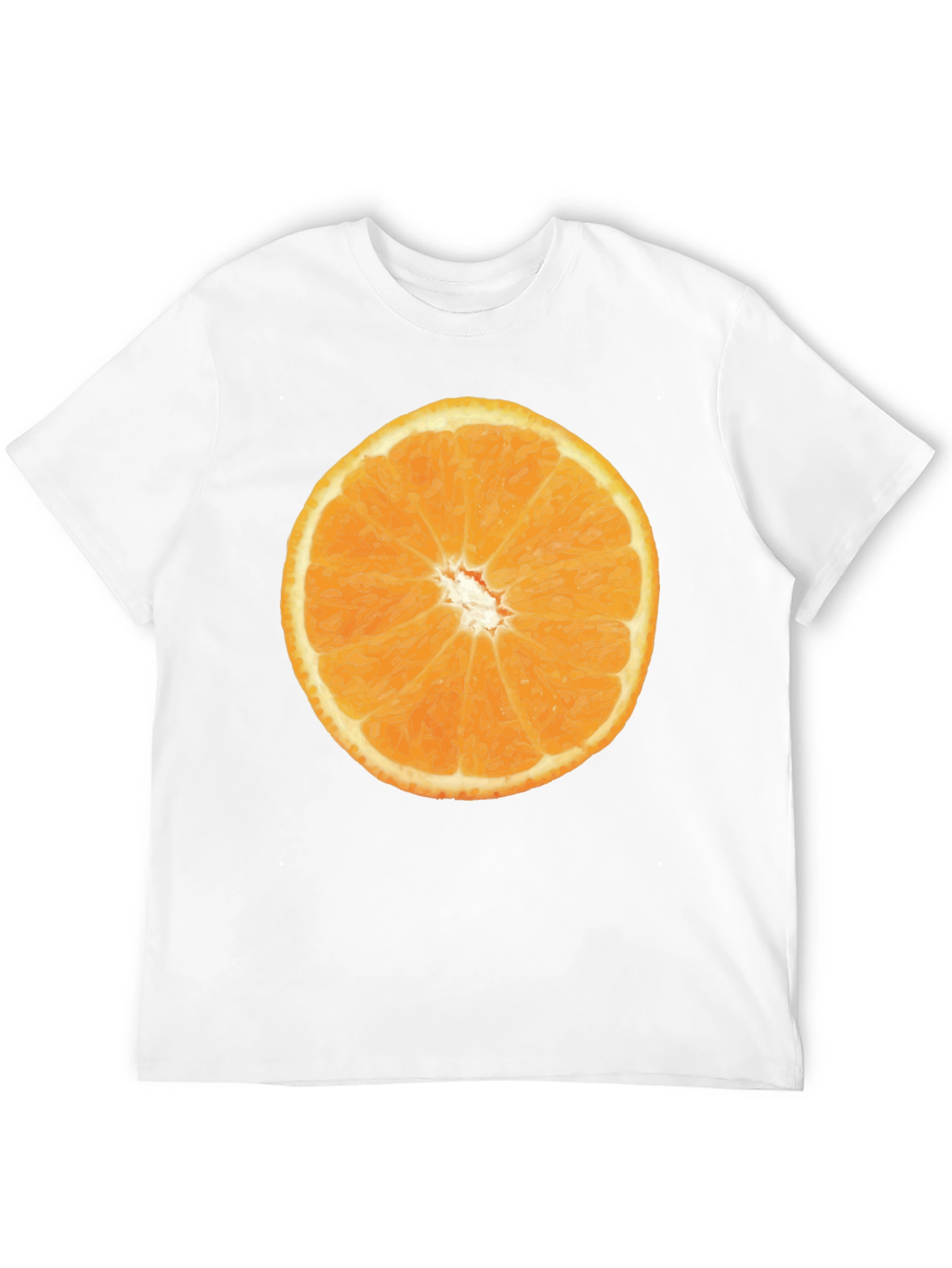Orange Slice Graphic Tee - Citrus Fruit T-Shirt