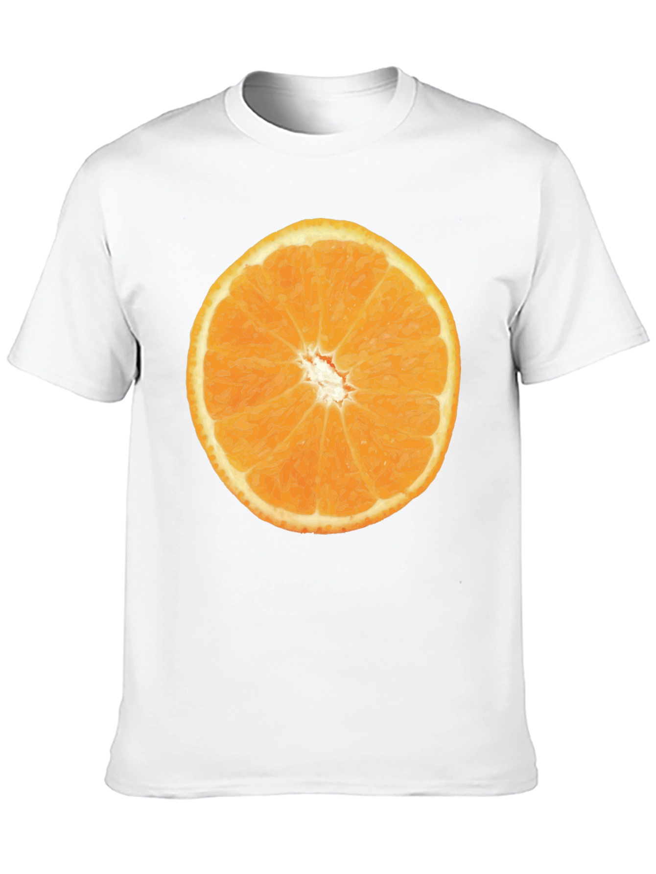Orange Slice Graphic Tee - Citrus Fruit T-Shirt
