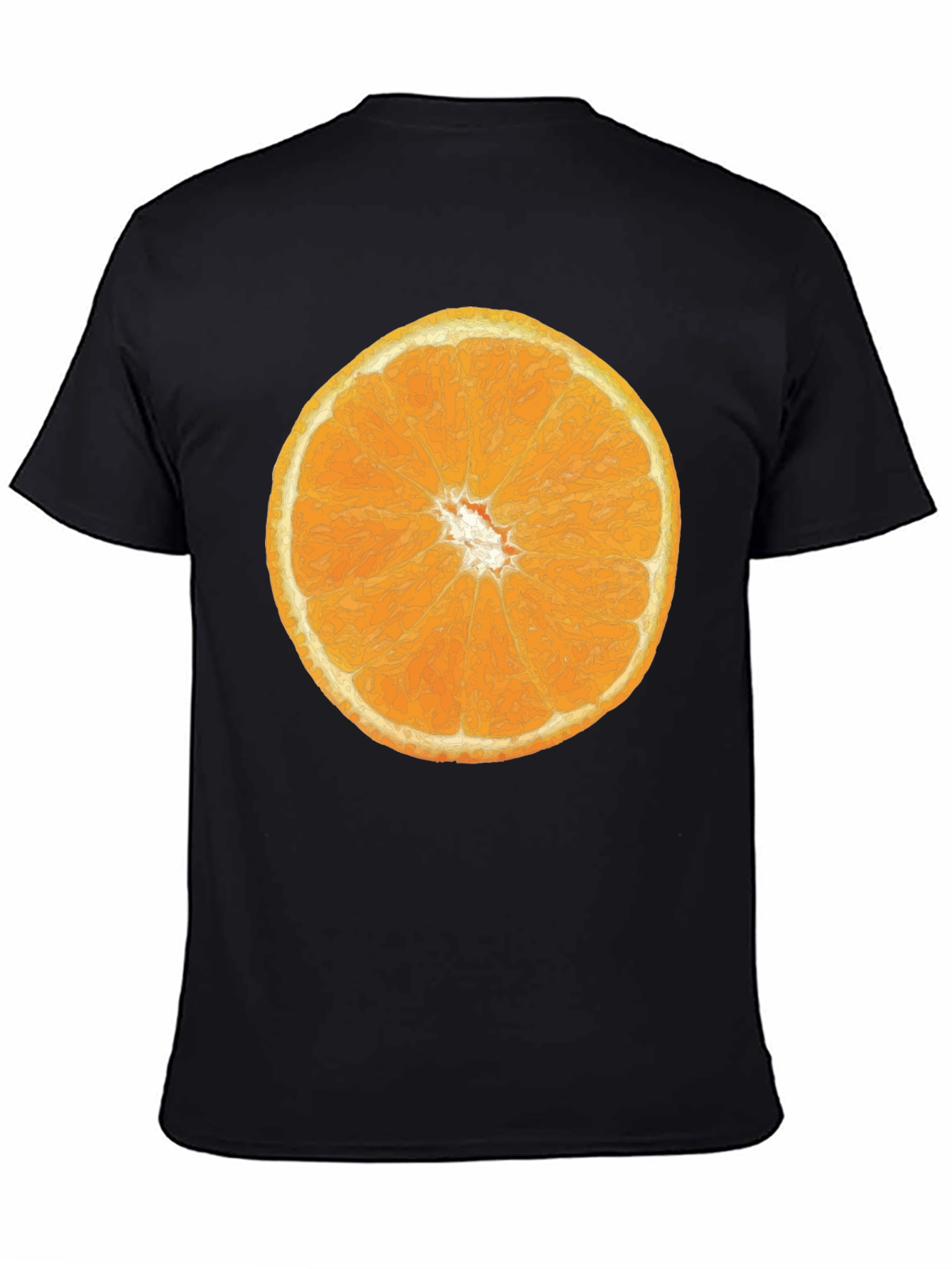 Orange Slice Graphic Tee - Citrus Fruit T-Shirt