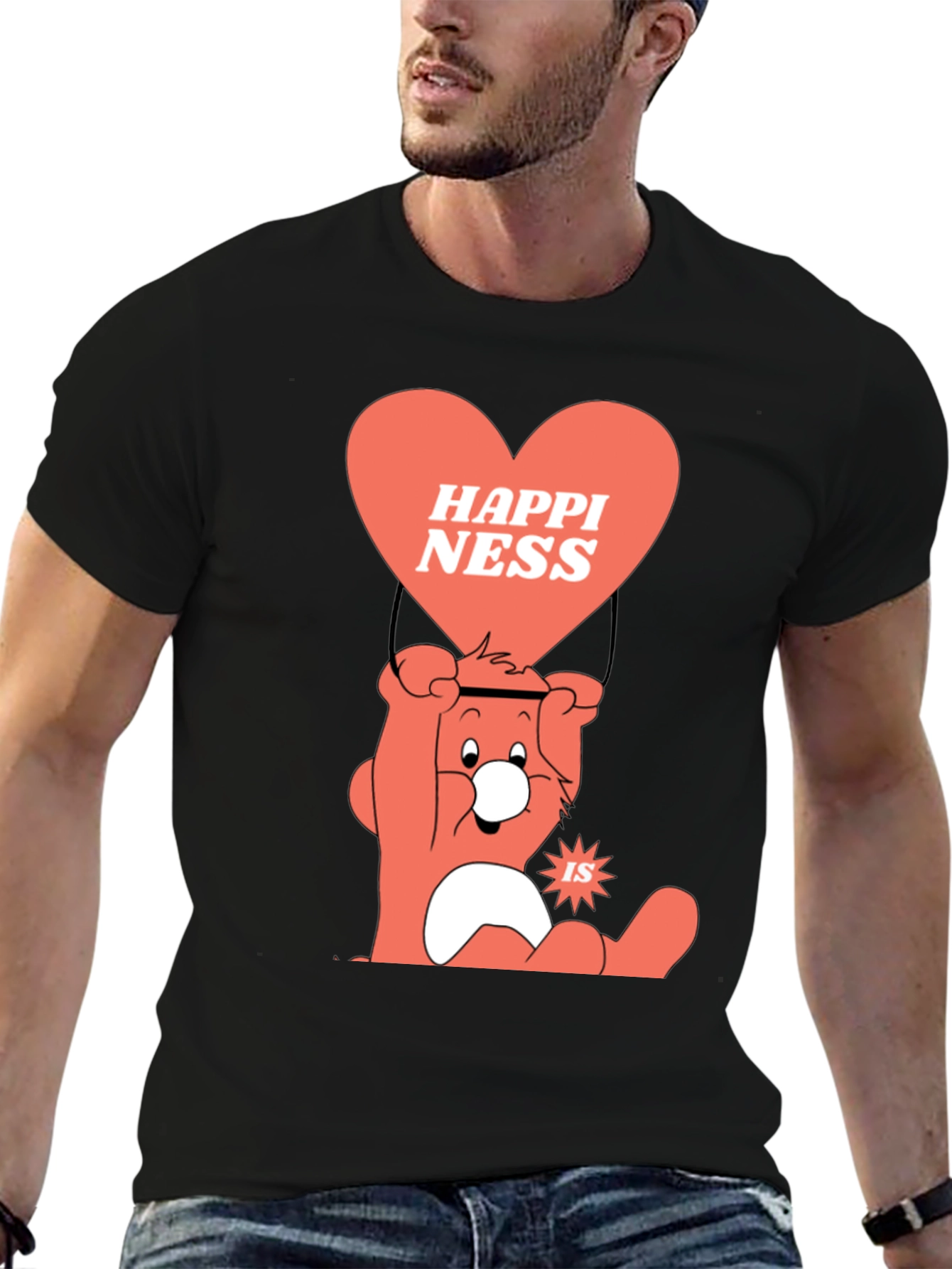 Happiness Bear Graphic T-Shirt