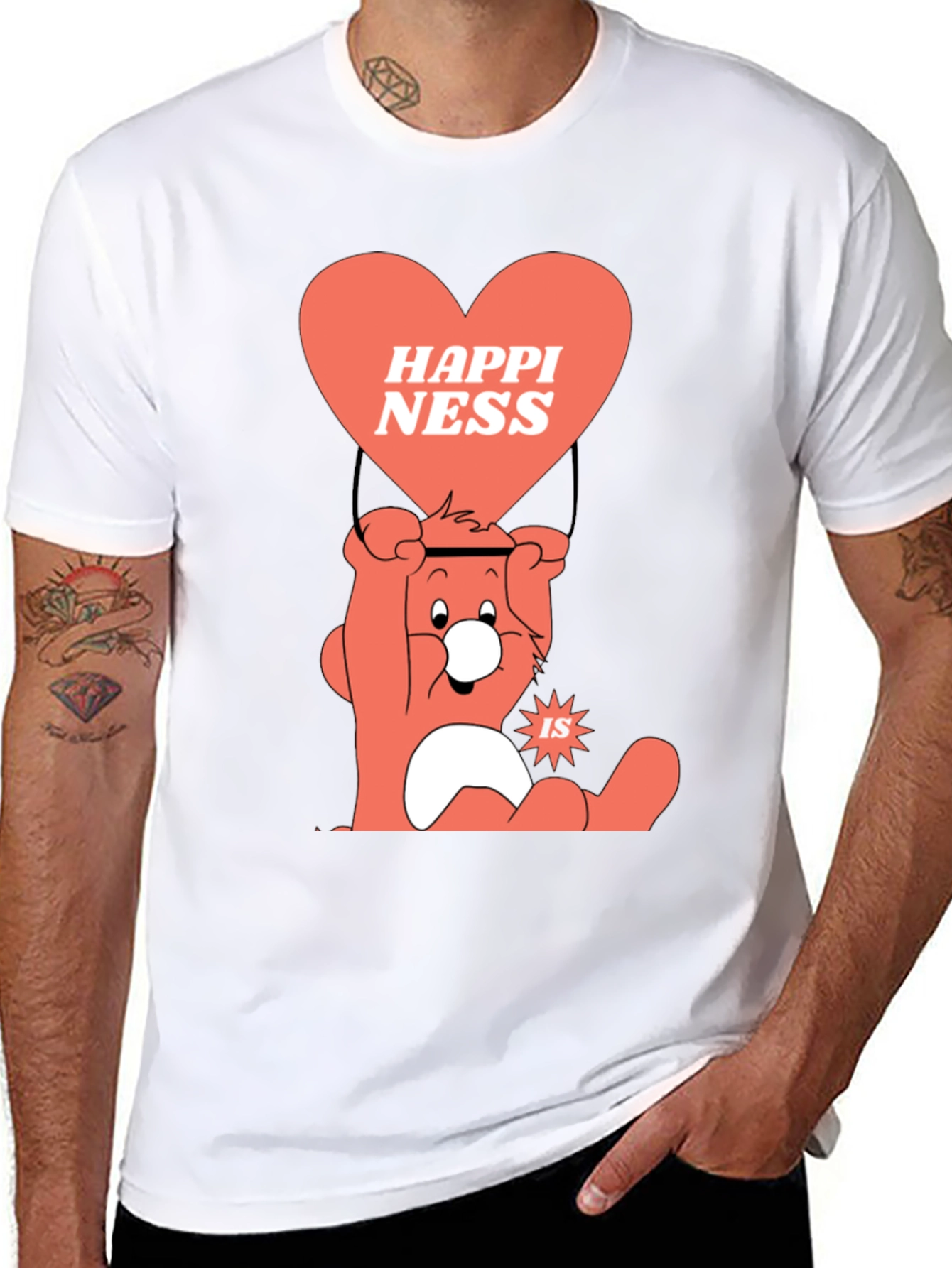 Happiness Bear Graphic T-Shirt