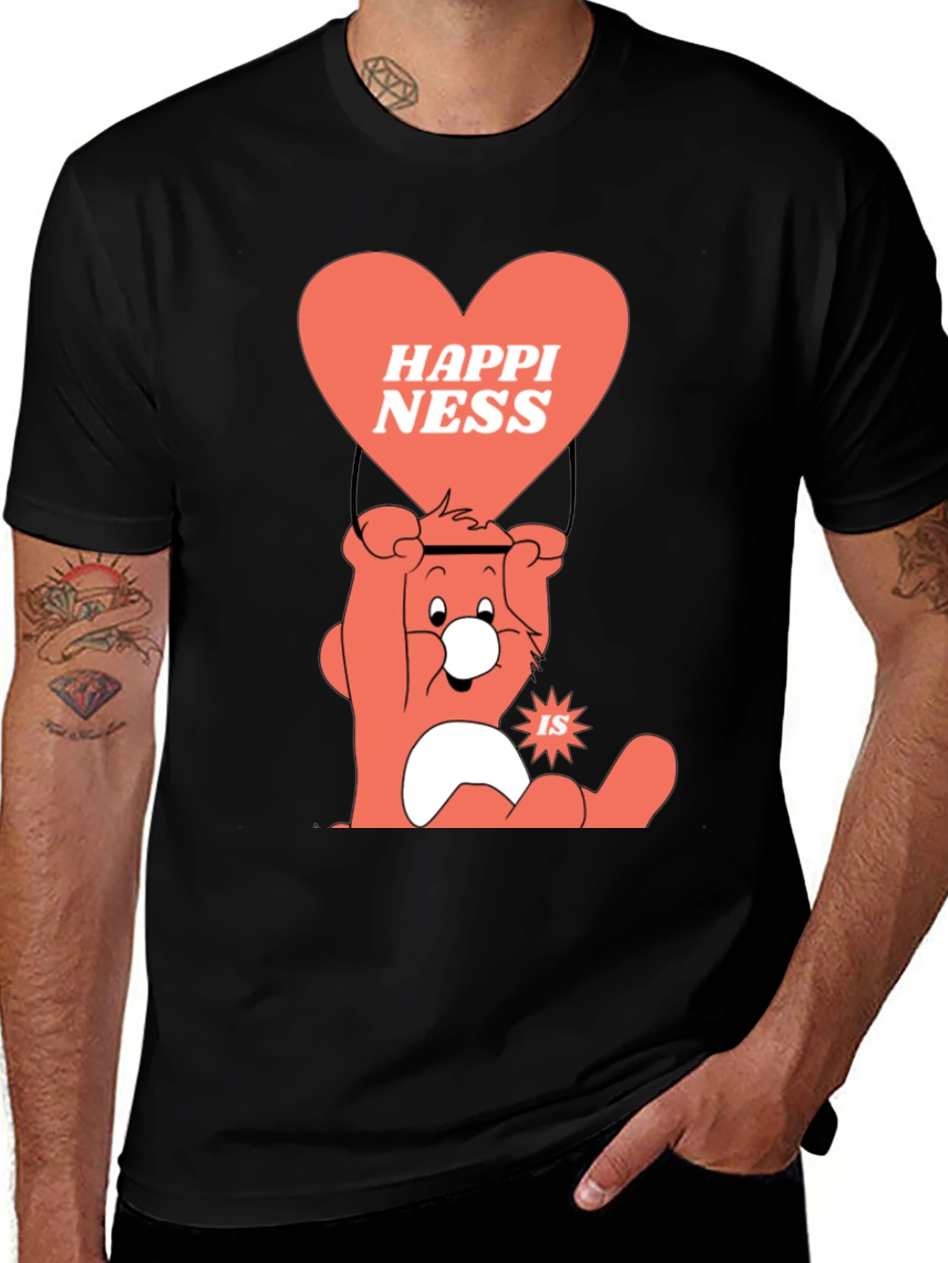 Happiness Bear Graphic T-Shirt
