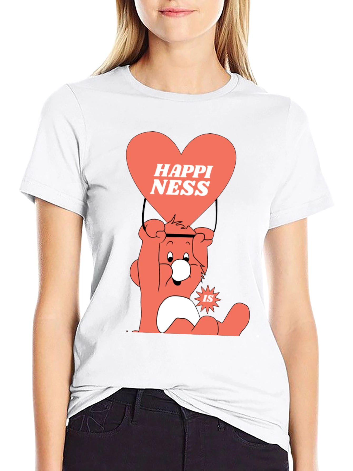Happiness Bear Graphic T-Shirt