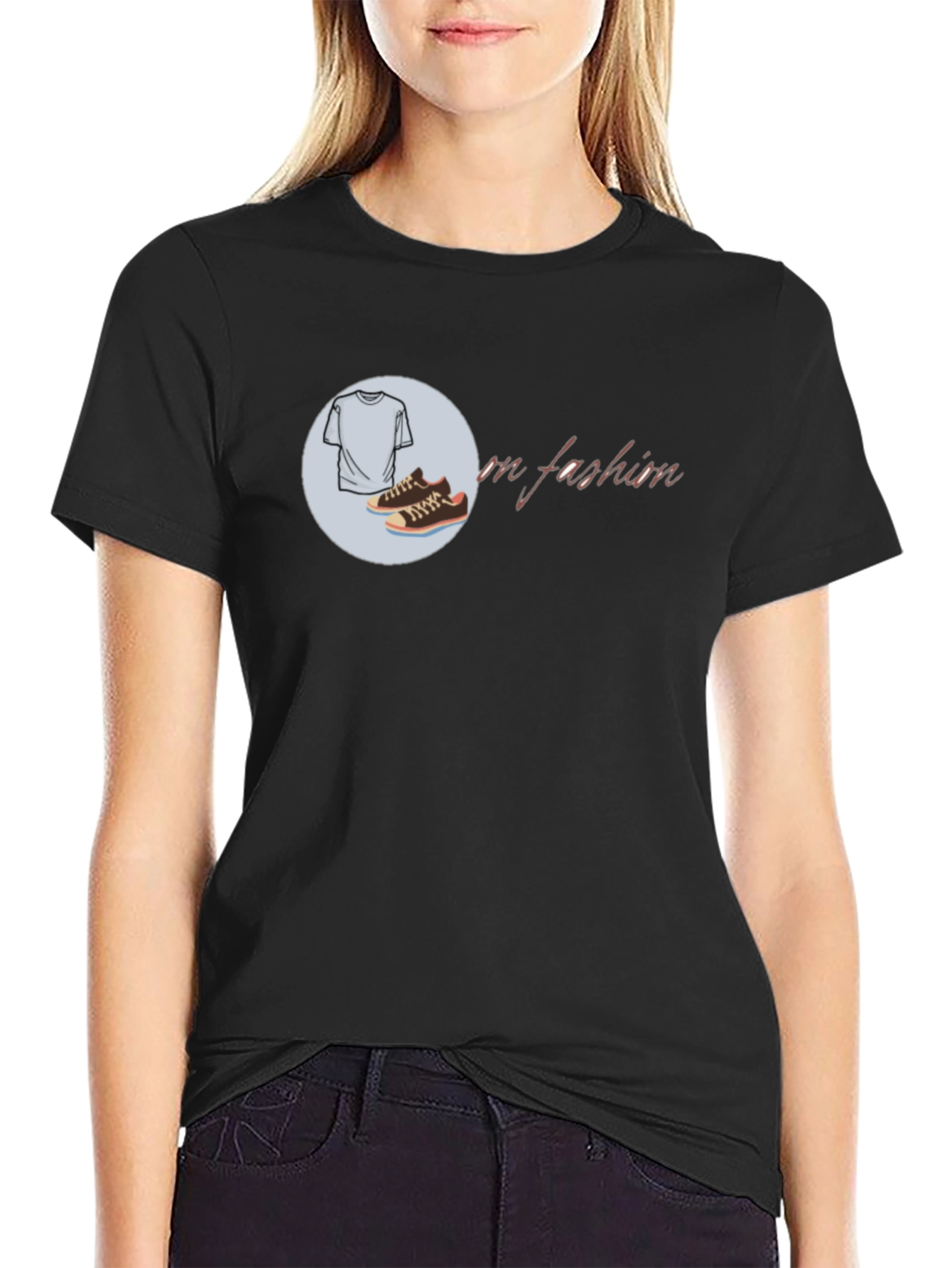 Mens Black Fashion T-Shirt