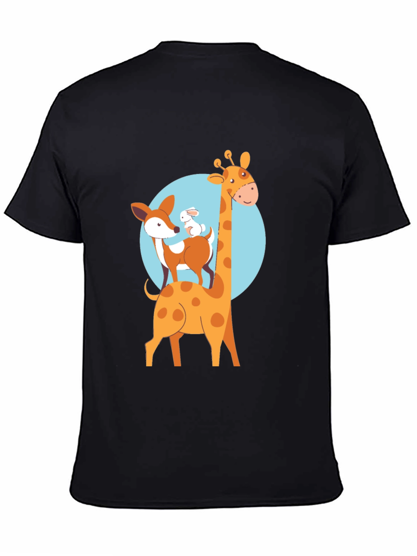Cute Animal Stack Graphic Tee