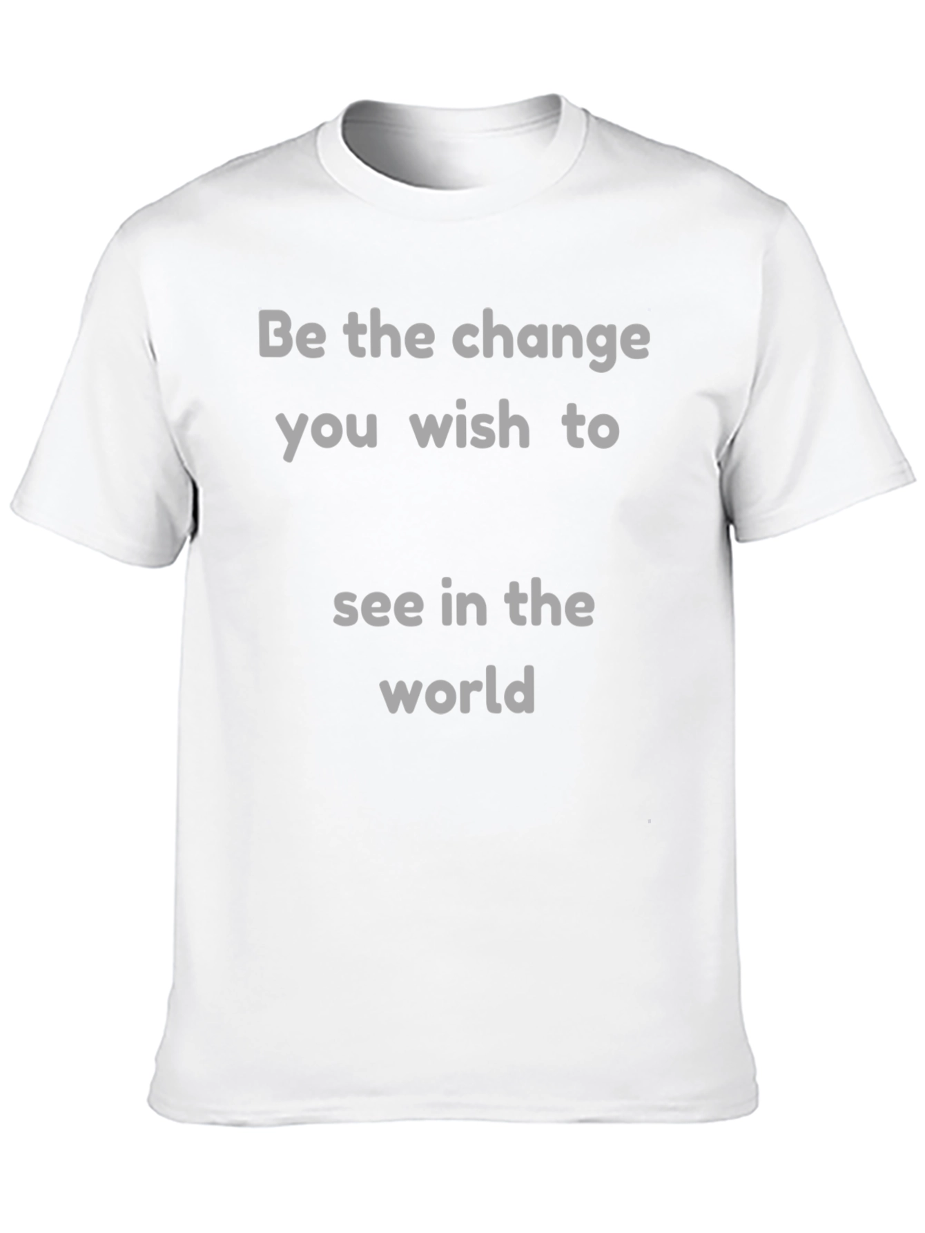 Be The Change Graphic Tee - Inspirational T-Shirt