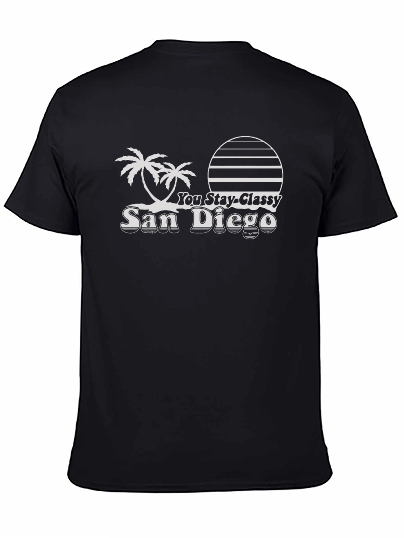 Stay Classy San Diego Black T-Shirt