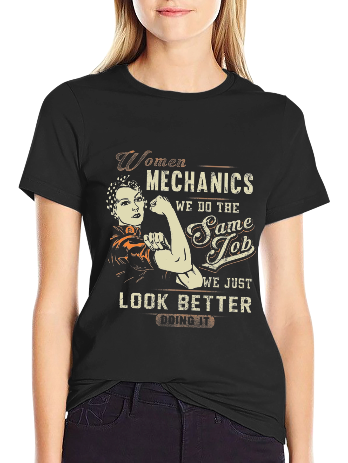 Women Mechanics T-Shirt - We Do The Same Job