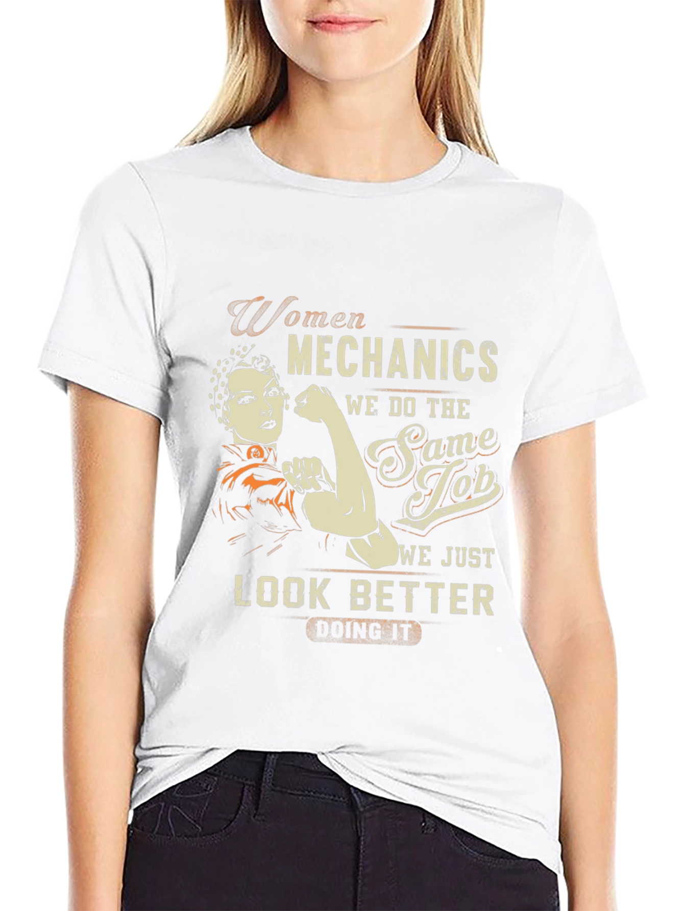 Women Mechanics T-Shirt - We Do The Same Job