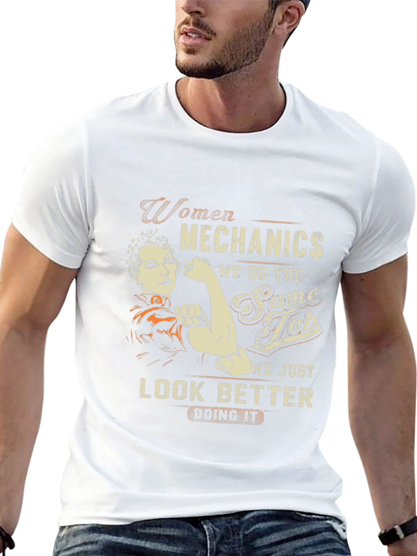 Women Mechanics T-Shirt - We Do The Same Job