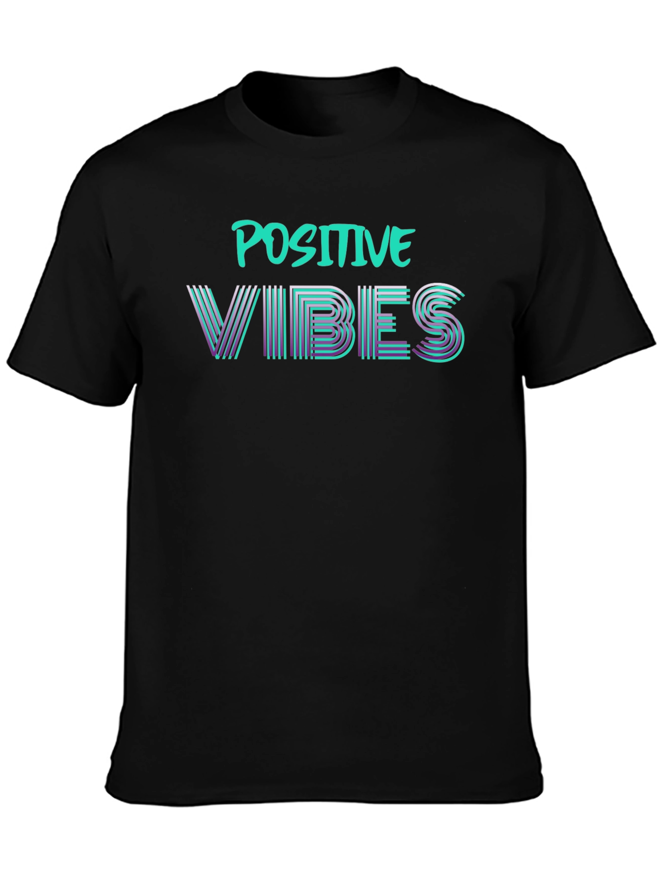 Positive Vibes Graphic Tee - Stylish & Comfy