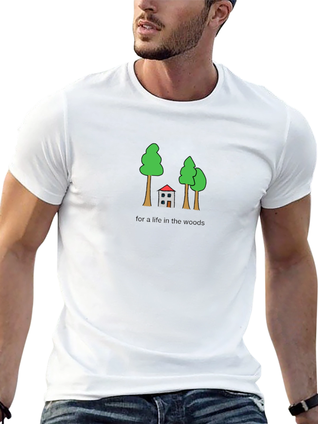 Life in the Woods Graphic Tee - Black