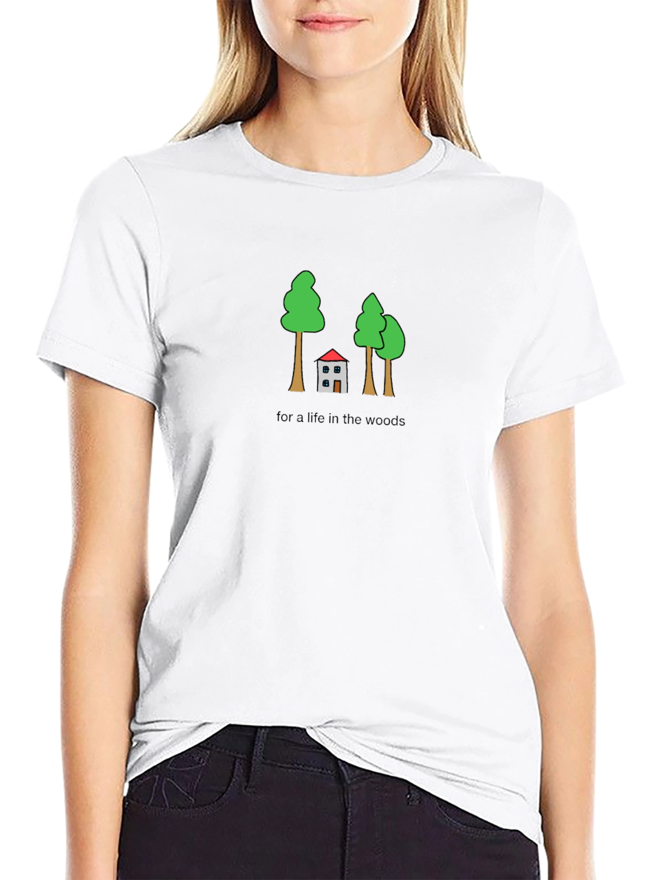 Life in the Woods Graphic Tee - Black