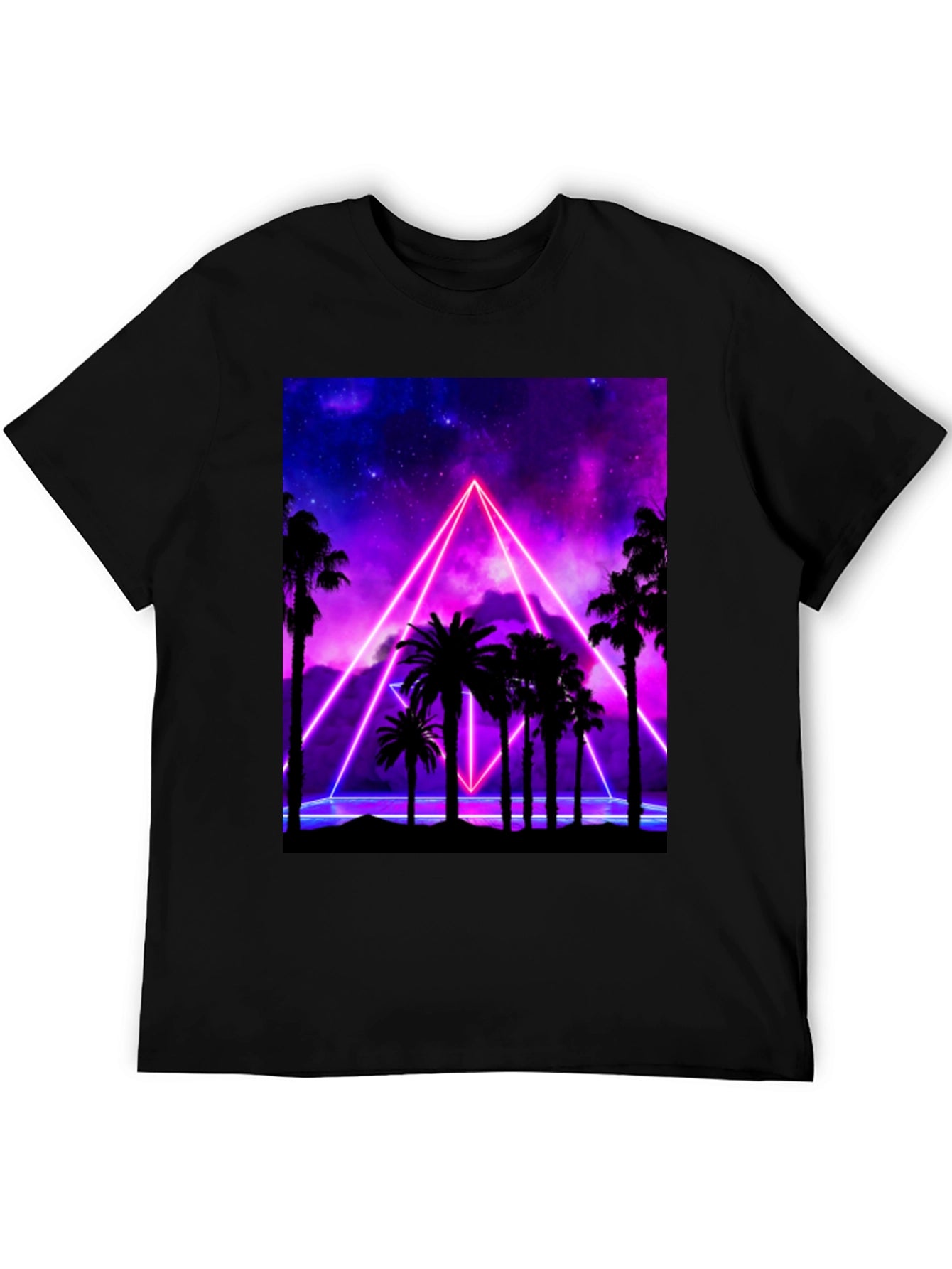 Neon Palm Tree T-Shirt